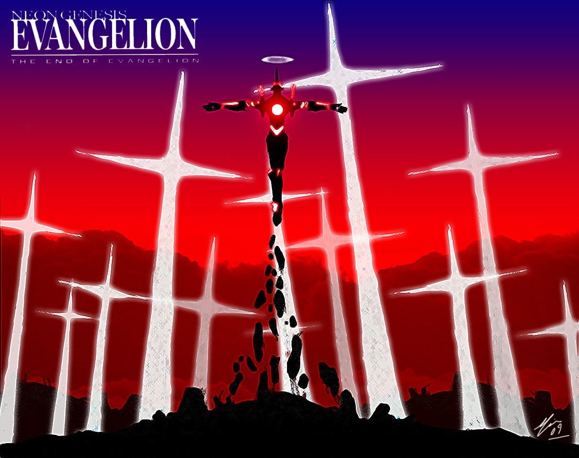 480P, Neon Genesis Evangelion, EVA Unit 01, HD Wallpaper