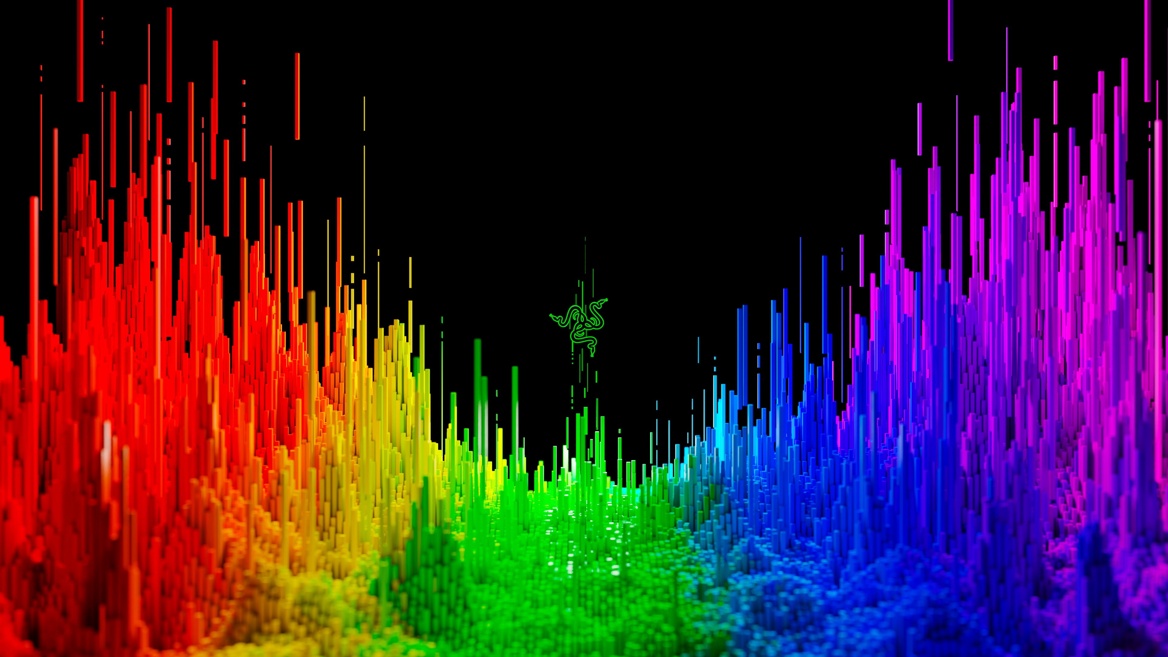 4K, HD, Gaming Laptop, Dark, Stock, Colorful, Vibrant, Razer Blade 15, Abstract, 4K, HD Wallpaper