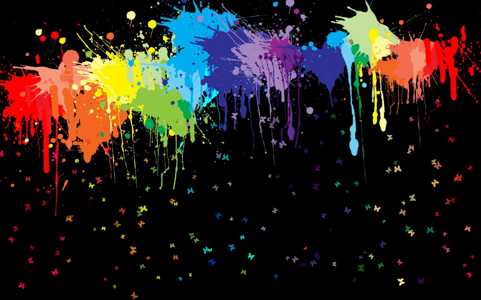 night, pattern, arts culture and entertainment, decoration, lighting equipment, creativity, indoors, drop, art and craft, splatter, paint, purple, multi colored, HD Wallpaper
