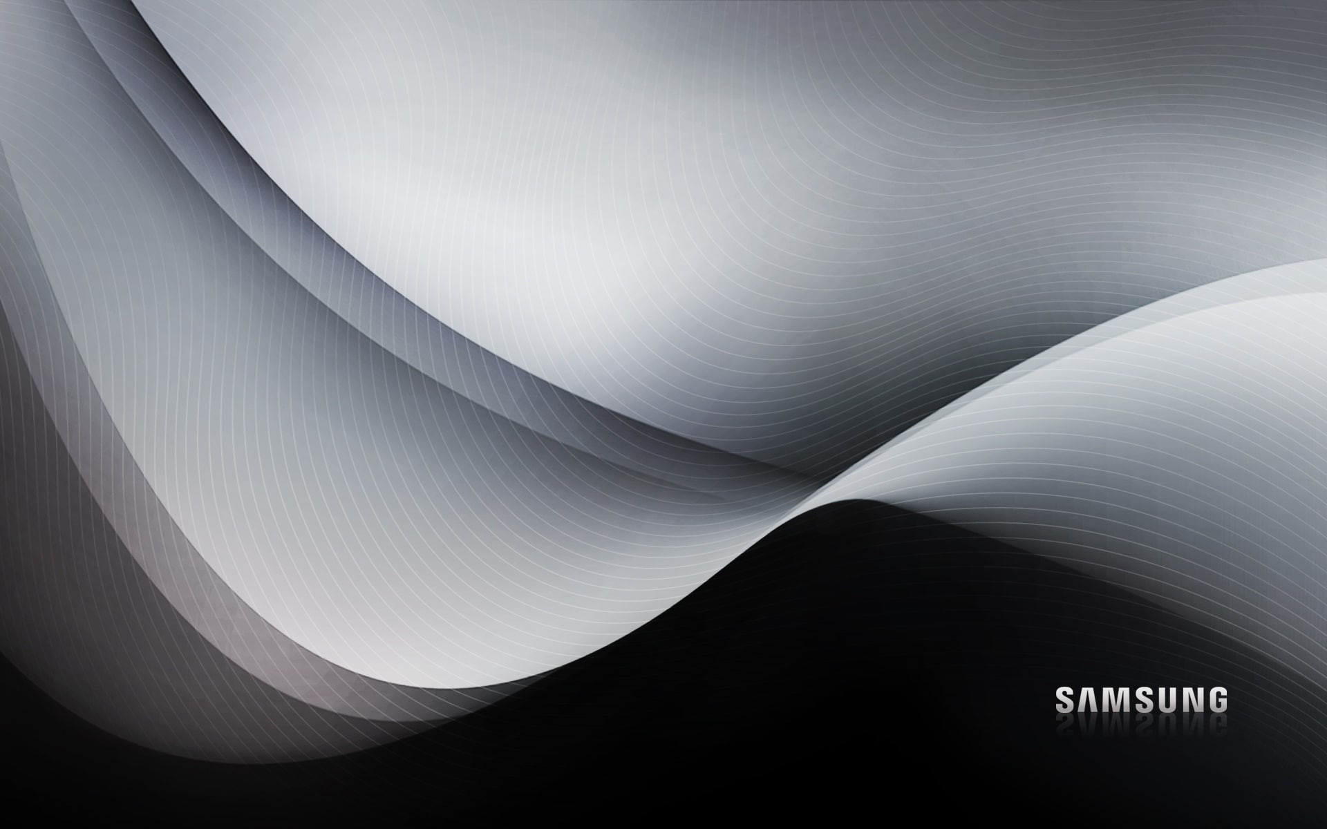  Samsung, white, 1080P, Abstraction, black, Laptop, digital, Stock, hi-Tech, original, Line, CrystalDelight, R780, HD Wallpaper
