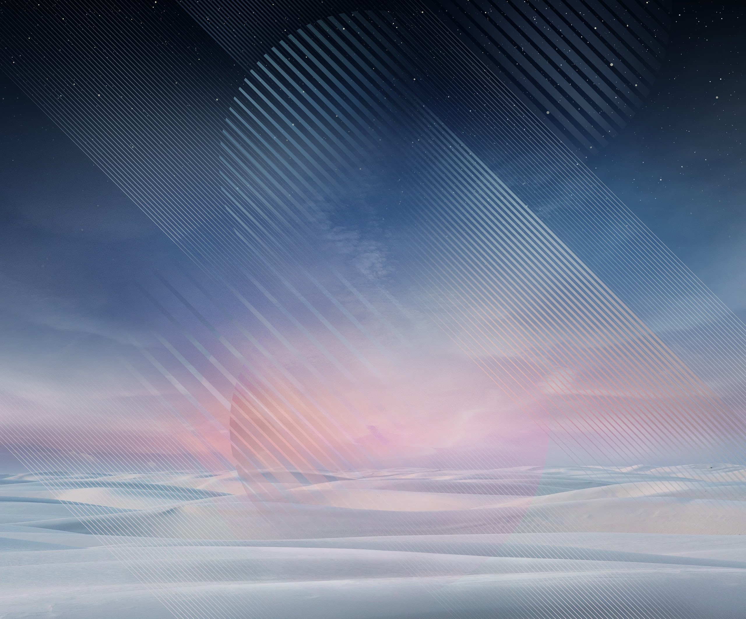 Samsung Galaxy Note 8, Stock, 2K, Dunes, HD Wallpaper