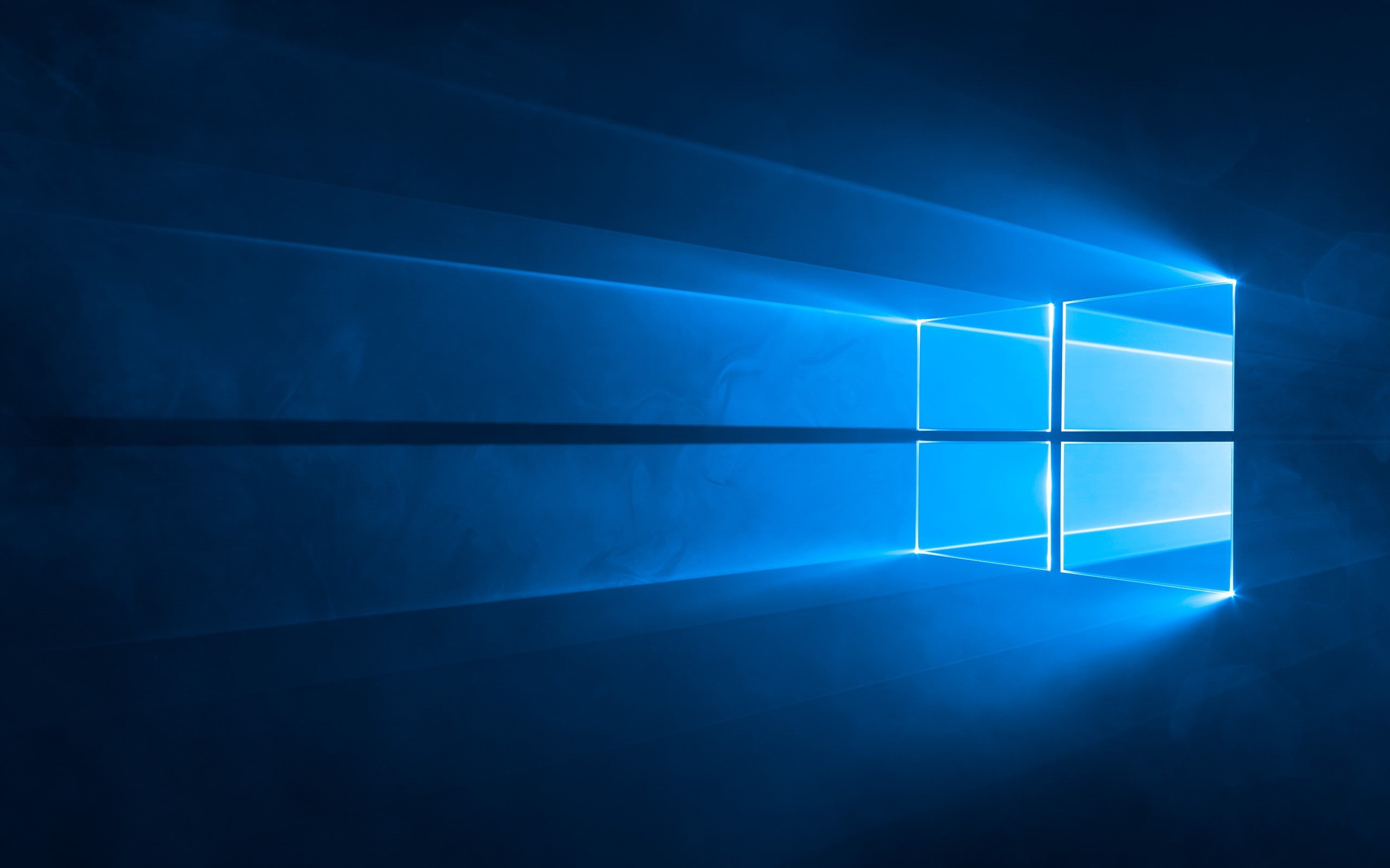 blue, background, windows 10, 2K, windows, HD Wallpaper