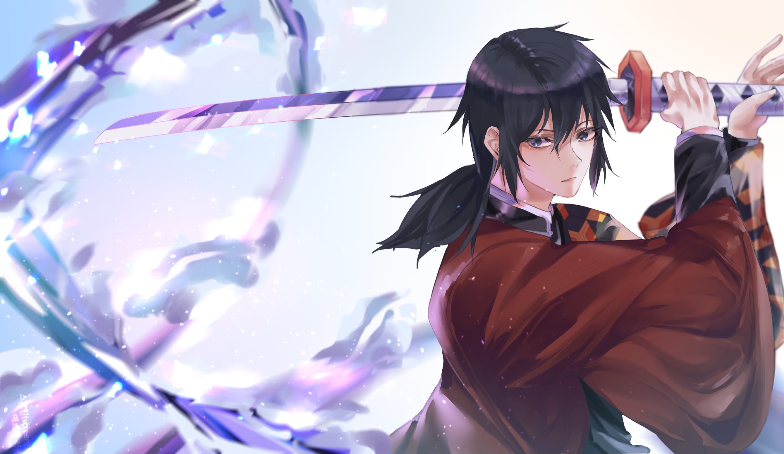 2K, Anime, Demon Slayer: Kimetsu no Yaiba, Giyuu Tomioka, HD Wallpaper