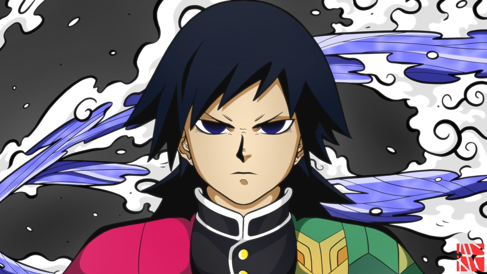Anime, Demon Slayer: Kimetsu no Yaiba, 1080P, Giyuu Tomioka, HD Wallpaper