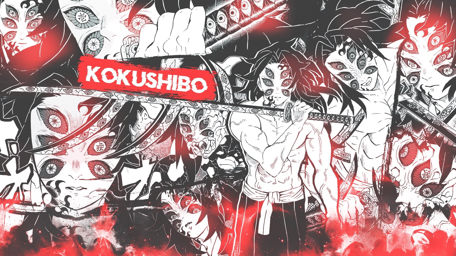 1080P, Anime, Kokushibou (Demon Slayer), Demon Slayer: Kimetsu no Yaiba, HD Wallpaper