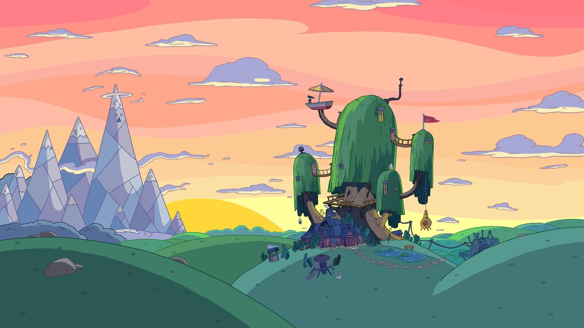 jake el perro, Adventure Time, 1080P, Finn the Human, hora de aventura, HD Wallpaper