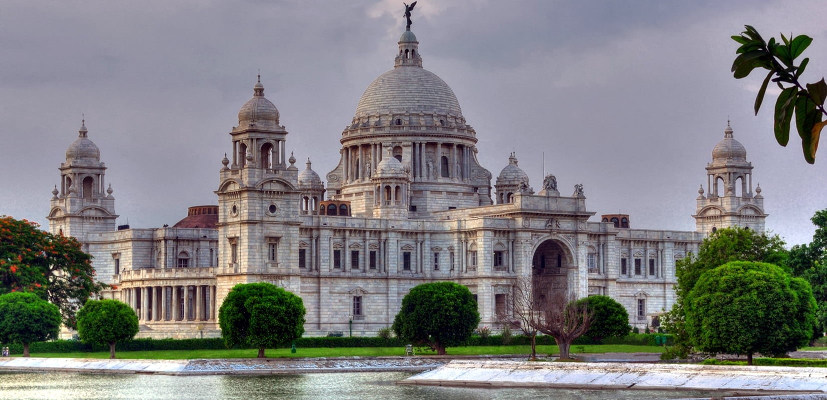 720P, Victoria Memorial Hall, architecture, religion, tourism, outdoors, government, history, plant, dome, the past, travel, tree, facade, sky, building exterior, HD Wallpaper