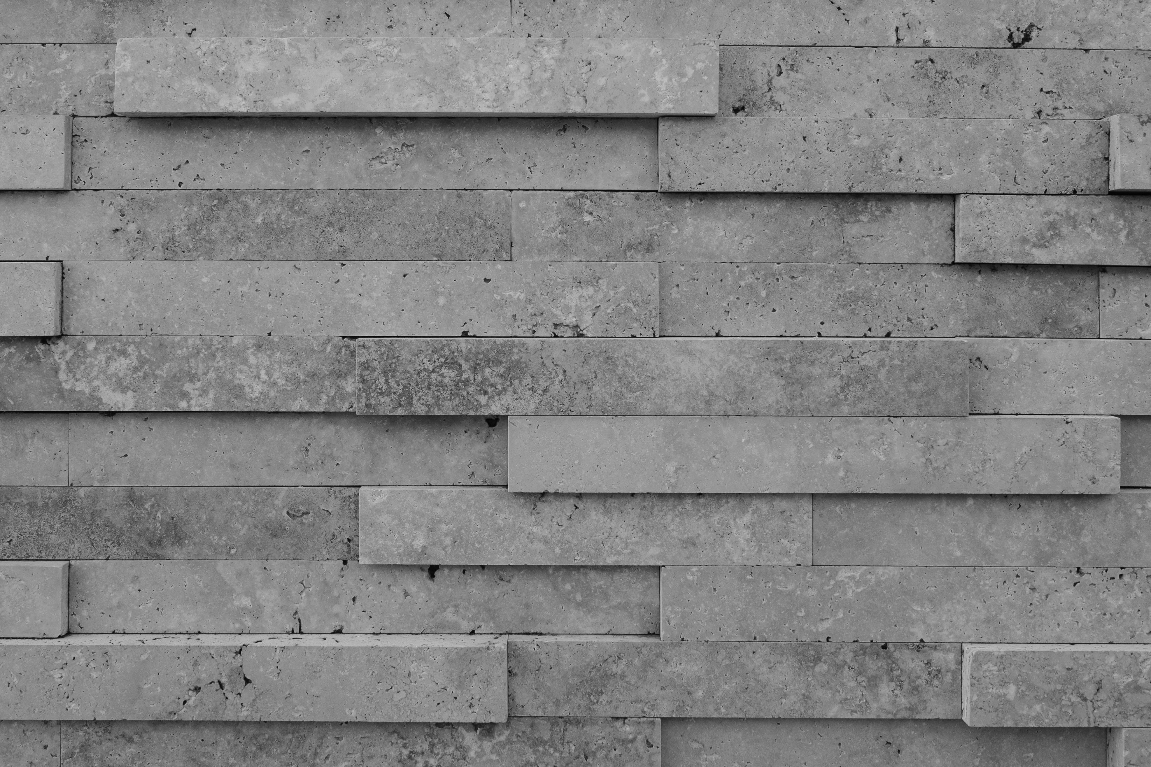 outdoors, wall - building feature, pattern, background, masonry, no people, rough, solid, bricks, architecture, full frame, grey, brick, stones, textured, HD Wallpaper