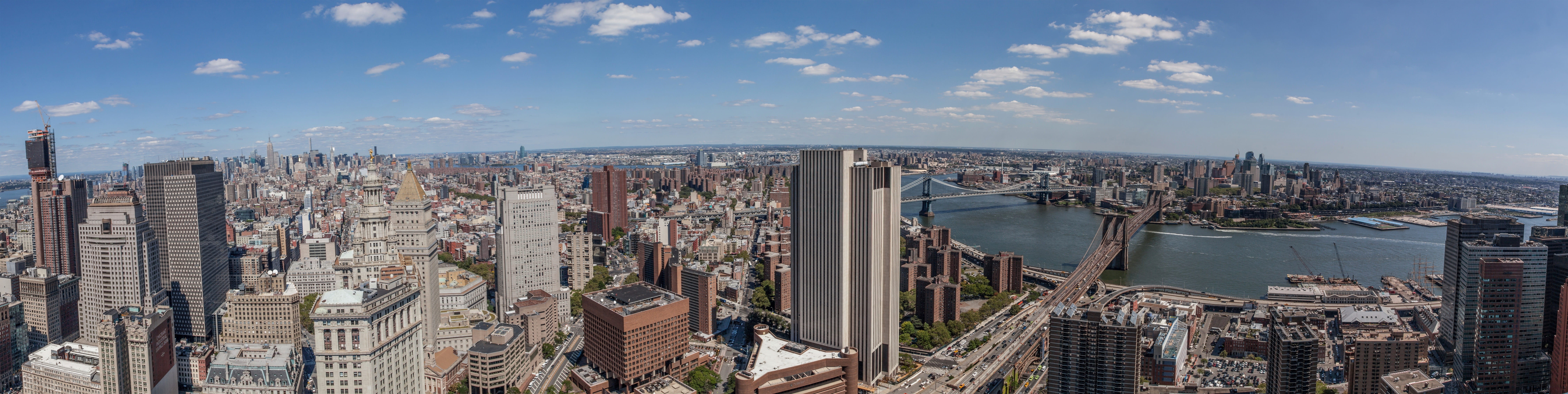 skyscraper, urban Skyline, downtown, famous Place, day, nature, no people, building, east river, urban Scene, city life, built Structure, metropolitan, HD Wallpaper