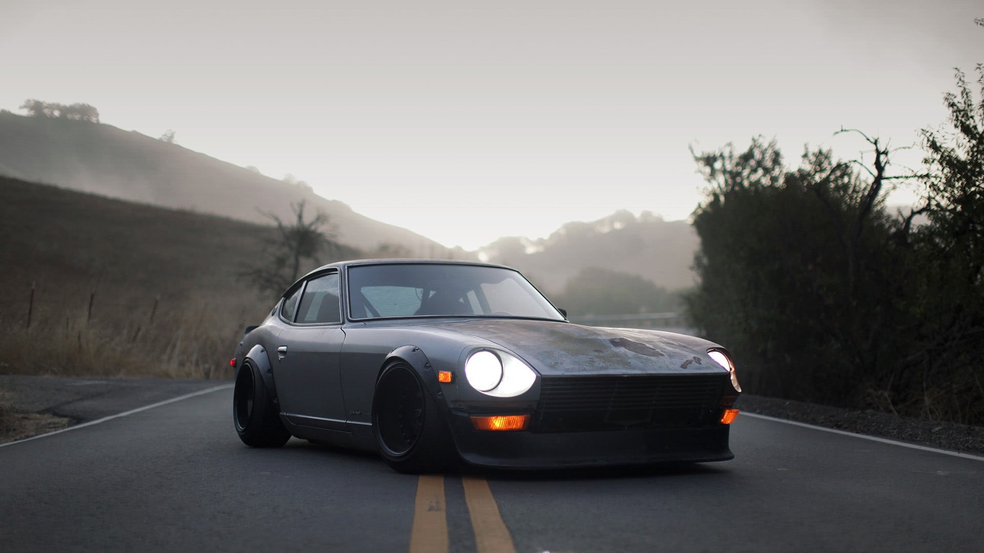 mode of transportation, coupe, transportation, journey, motor Vehicle, shiny, headlight, engine, retro Styled, JDM, Nissan Fairlady Z, side View, mode of Transport, HD Wallpaper