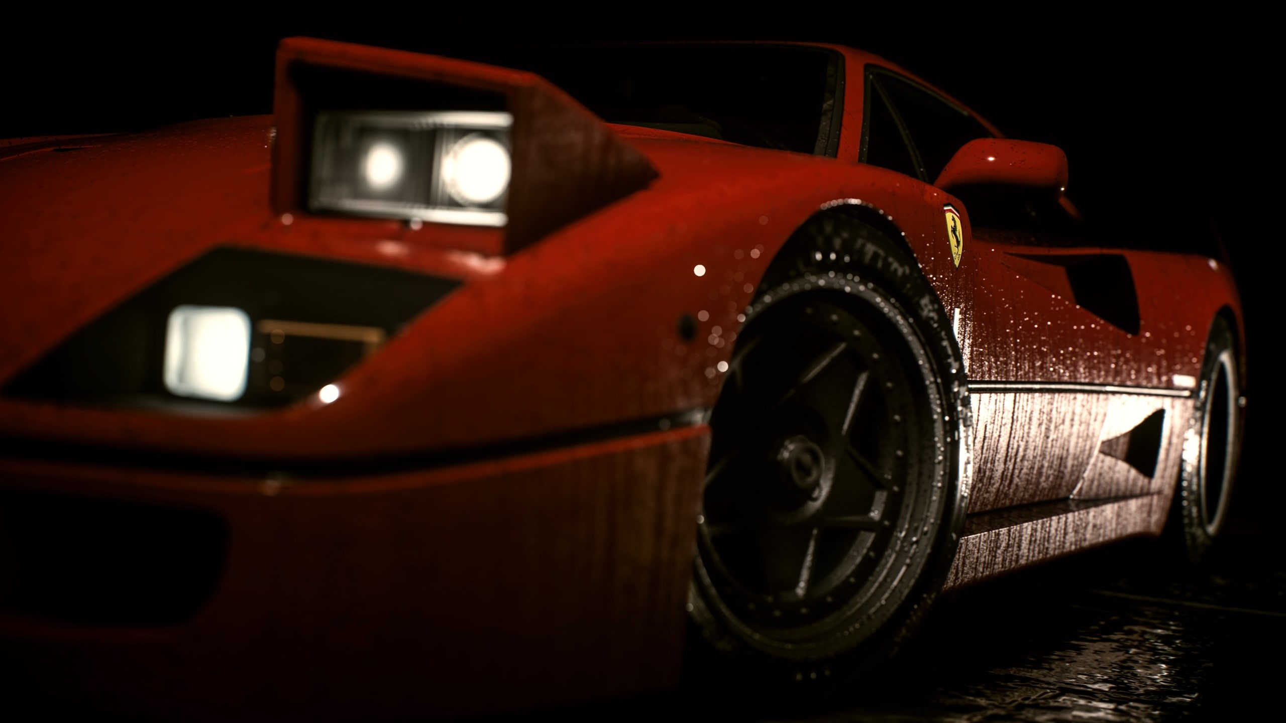 lights, car, 2K, auto, Ferrari, drops, racing, 2016, Need For Speed, HD Wallpaper