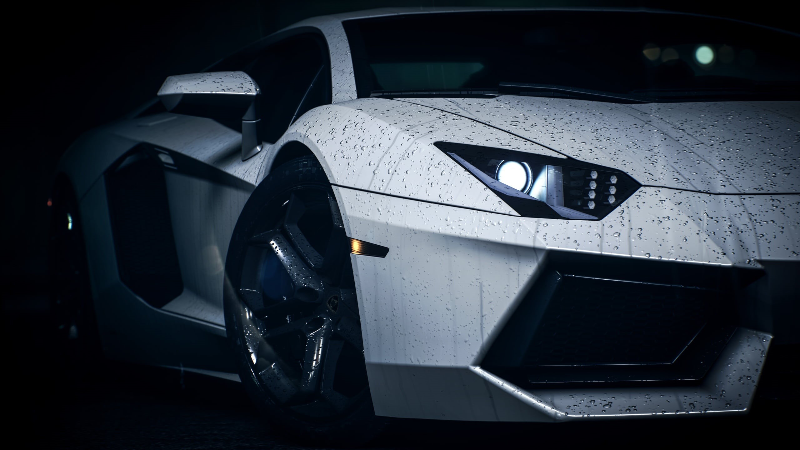travel, high angle view, black color, reflection, mode of transportation, 2016, vehicle interior, drops, close-up, stationary, dark, motor vehicle, Need For Speed, HD Wallpaper