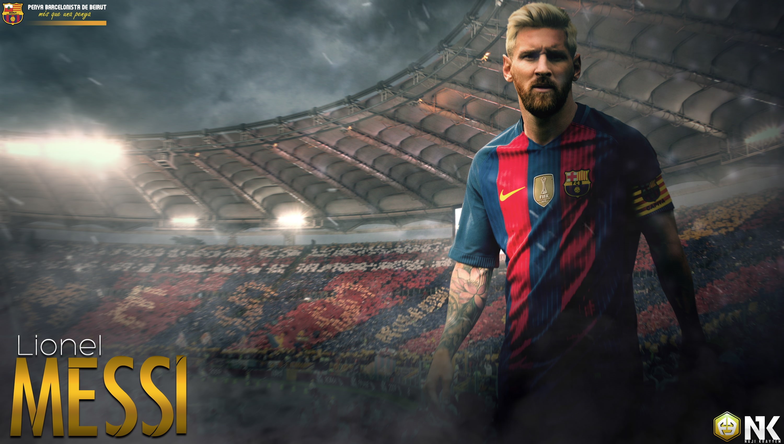argentina, 2K, barcelona, messi, soccer, lionel, sports, HD Wallpaper