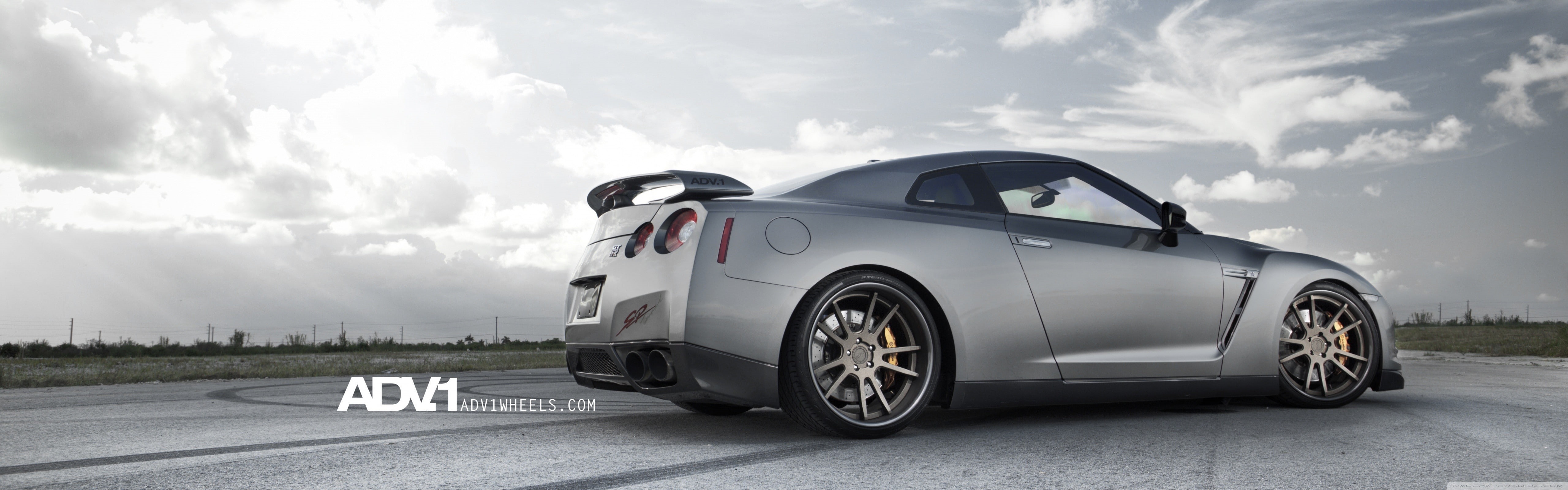 driving, wheel, silver colored, 5K, transportation, journey, land vehicle, digital composite, fuel and power generation, Nissan GT-R R35, sky, day, travel, HD Wallpaper