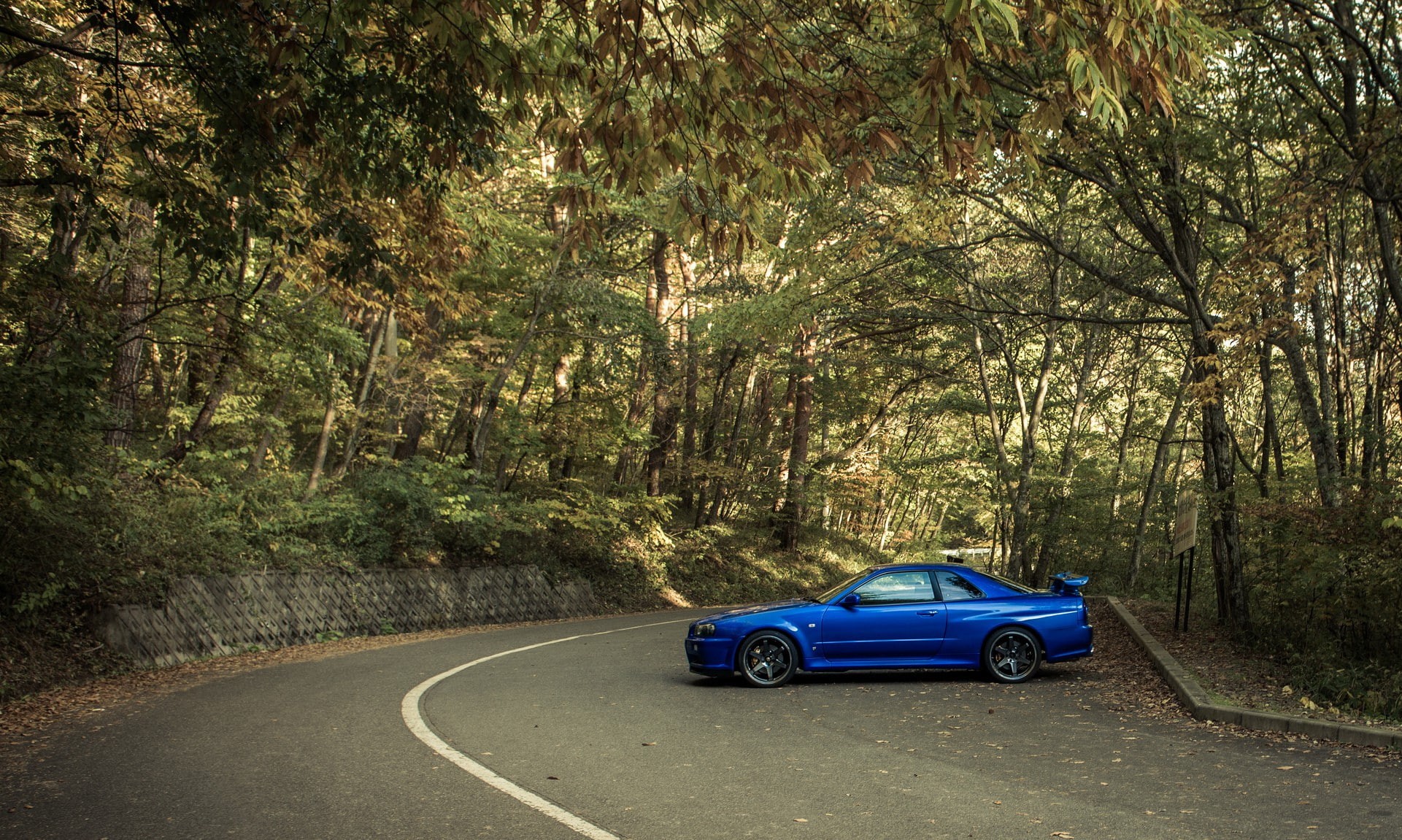 1080P, blue, r34, nissan skyline gtr, profile, Nissan, skyline, Tuning, JDM, gtr, HD Wallpaper