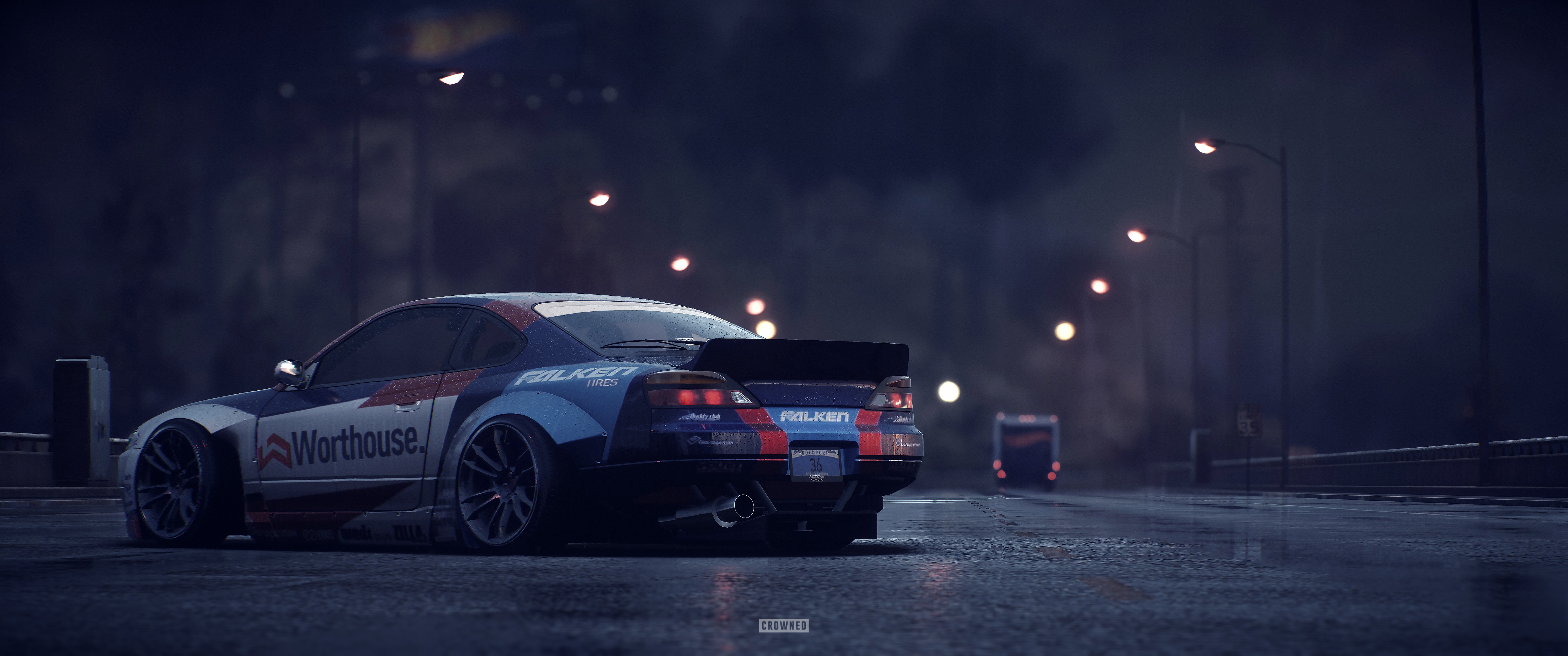 Nissan Silvia S15, CROWNED, car, Need for Speed, 5K, HD Wallpaper