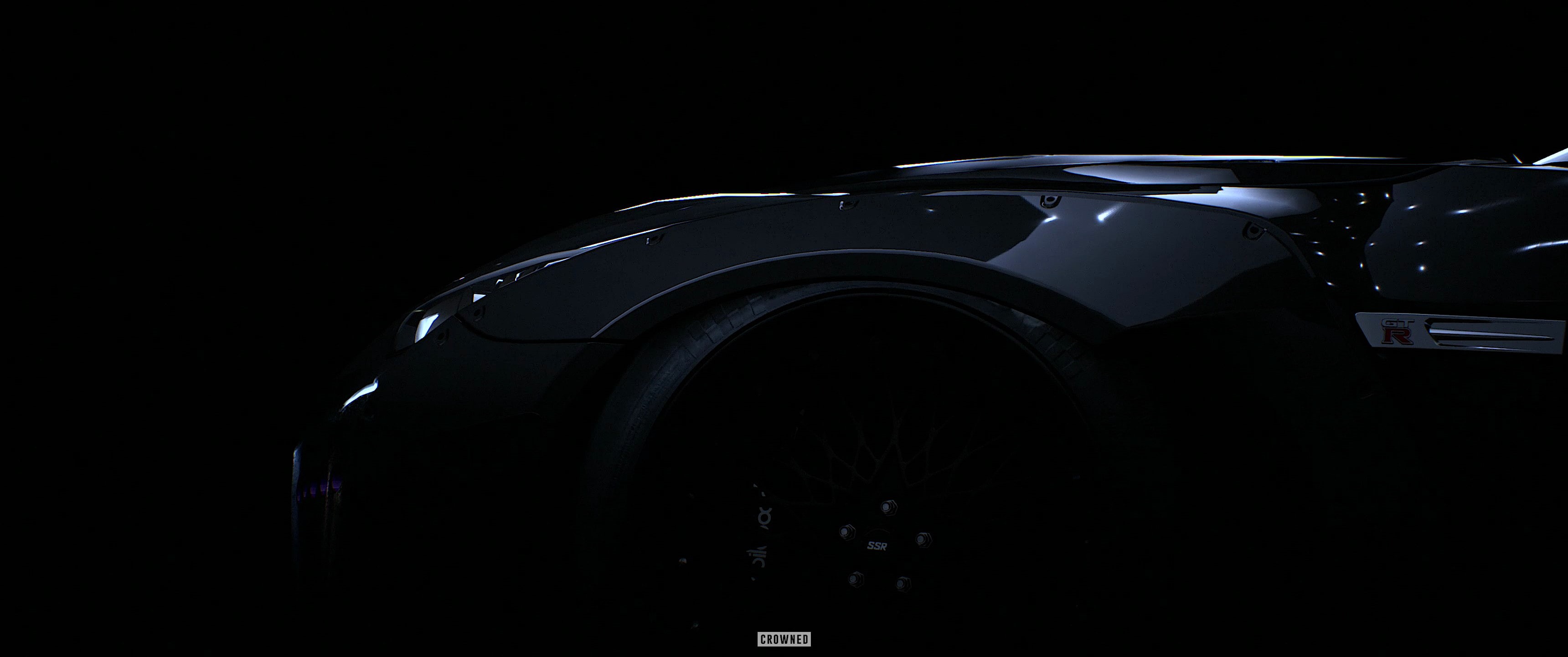 CROWNED, music, car, transportation, copy space, 2K, black background, indoors, studio shot, metal, mode of transportation, black color, no people, silver colored, HD Wallpaper