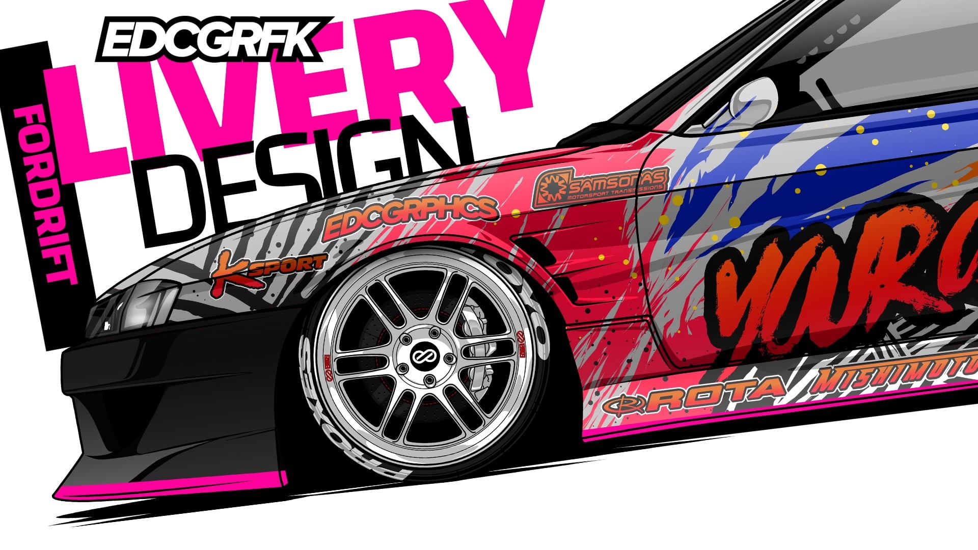 Nissan, day, Japanese cars, motor vehicle, Nissan 200SX, reflection, render, transportation, multi colored, no people, western script, wheel, EDC Graphics, HD Wallpaper