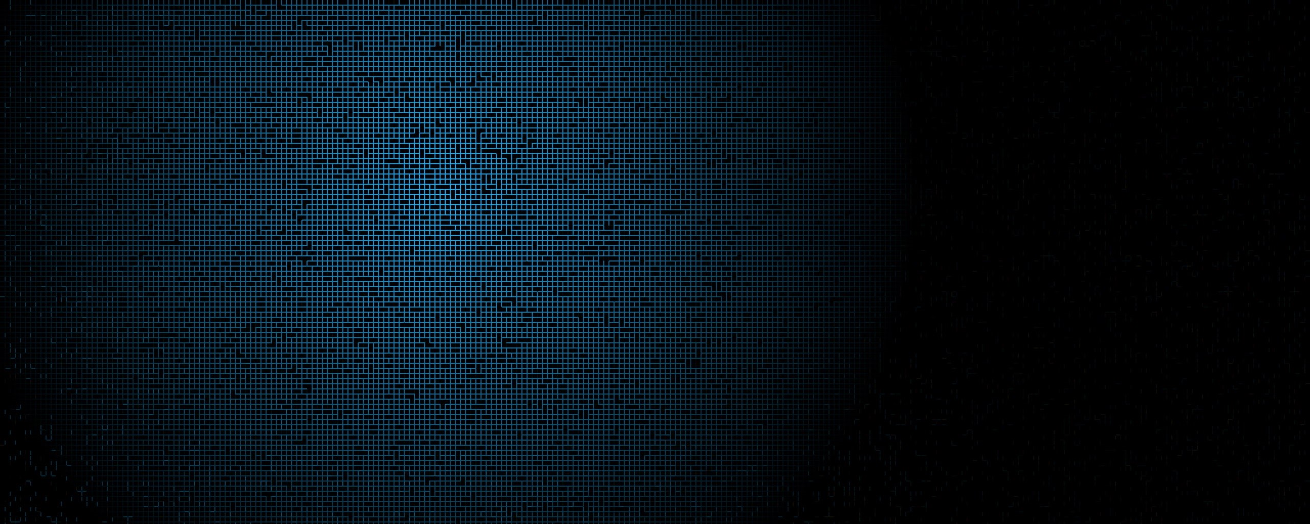 illuminated, full frame, multiple display, textured, indoors, abstract, gradient, dark, blue, 2K, textile, no people, copy space, wall, backgrounds, pattern, HD Wallpaper