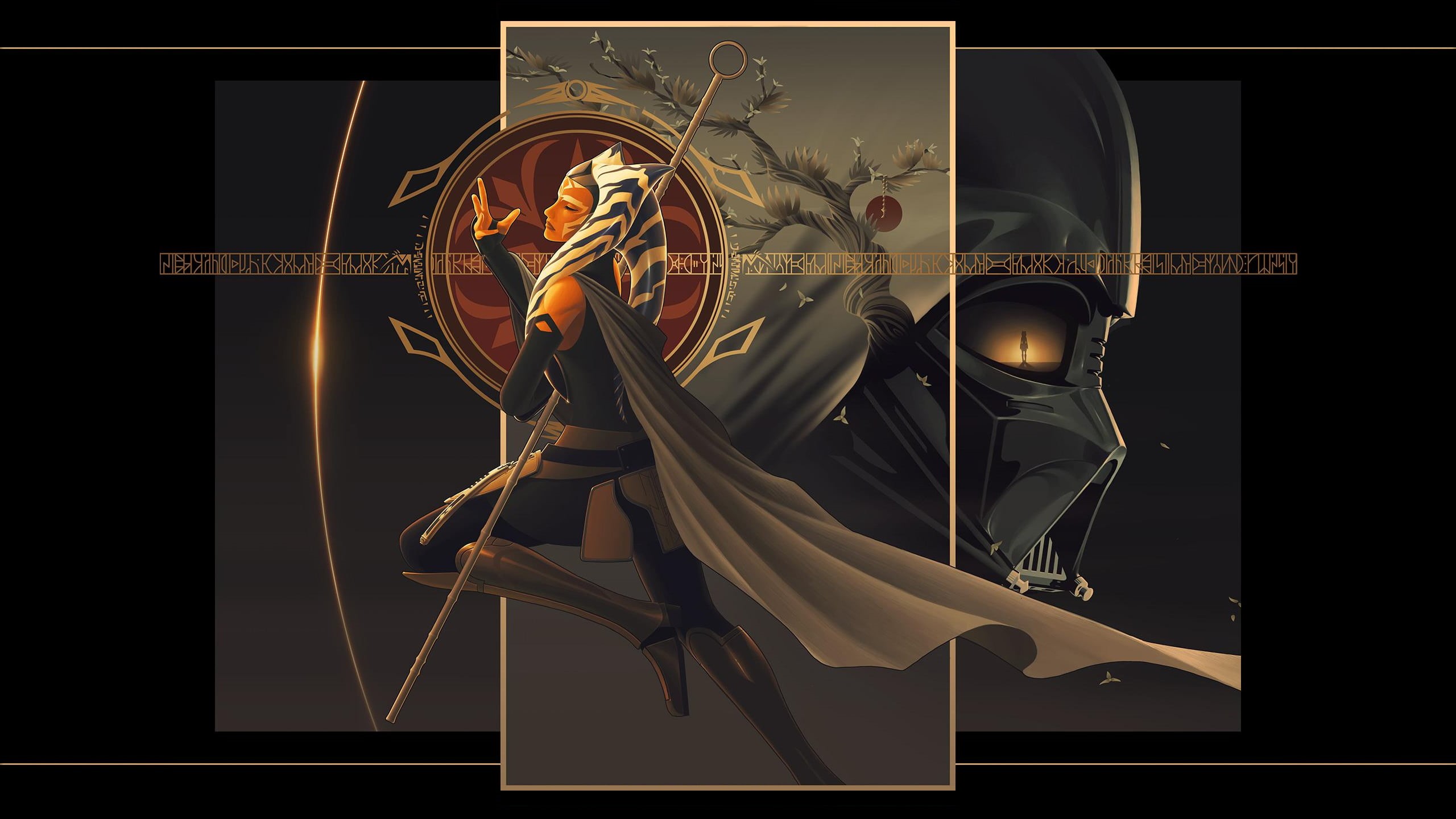 Ahsoka Tano, Darth Vader, Star Wars: Rebels, 2K, Star Wars, HD Wallpaper