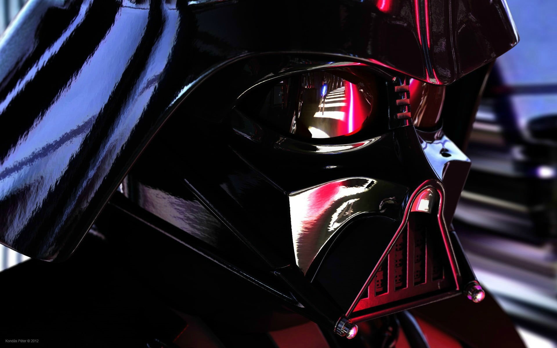 motor vehicle, still life, machinery, no people, wheel, vader, car, sunlight, metal, darth, close-up, focus on foreground, indoors, technology, Star Wars, HD Wallpaper