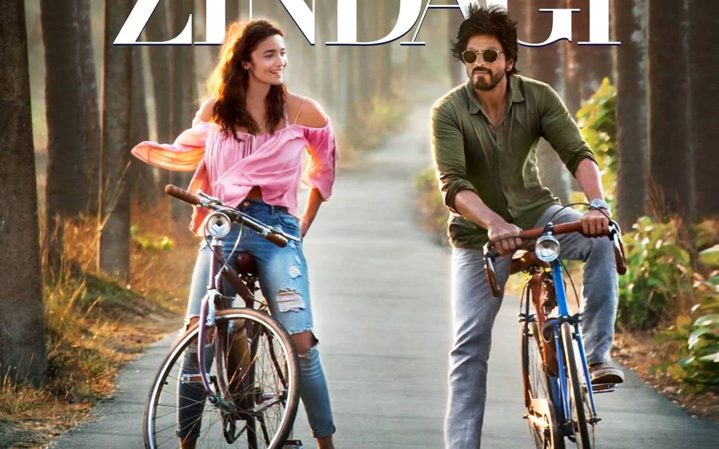 two people, shirt, shahrukh khan, adult, riding, dear, togetherness, bicycle, casual clothing, Bollywood Movies, happiness, dress, 720P, look, outdoors, HD Wallpaper