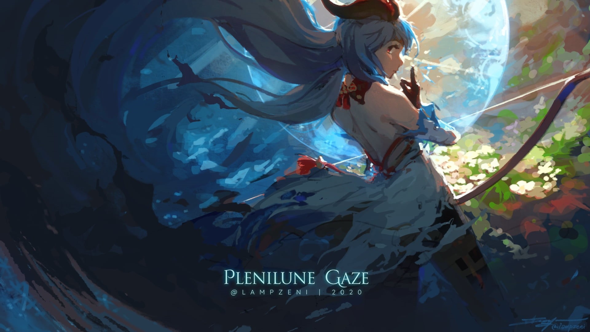 anime girls, Genshin Impact, 1080P, Ganyu (Genshin Impact), HD Wallpaper