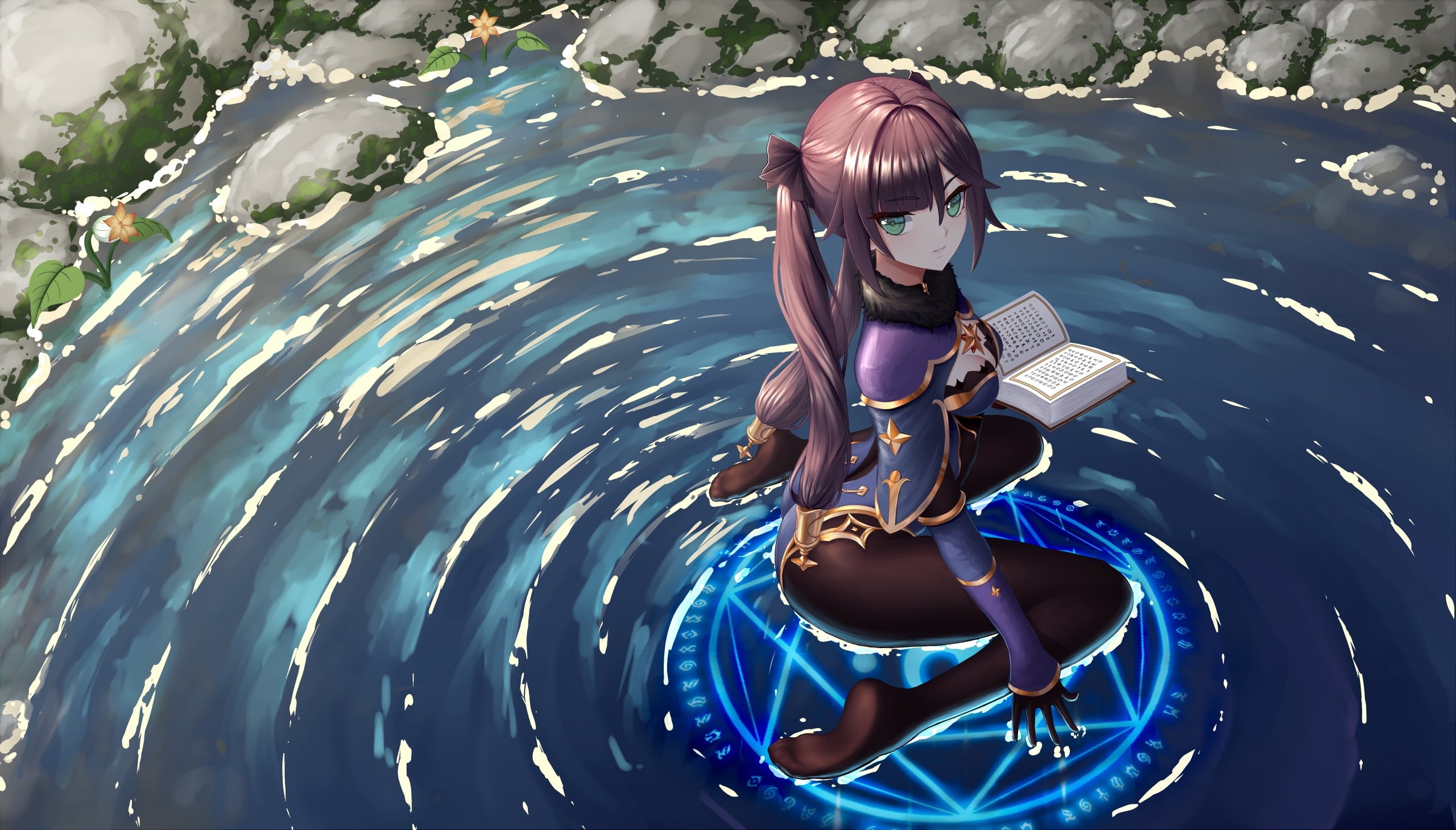 2K, Genshin Impact, mona(Genshin Impact), HD Wallpaper