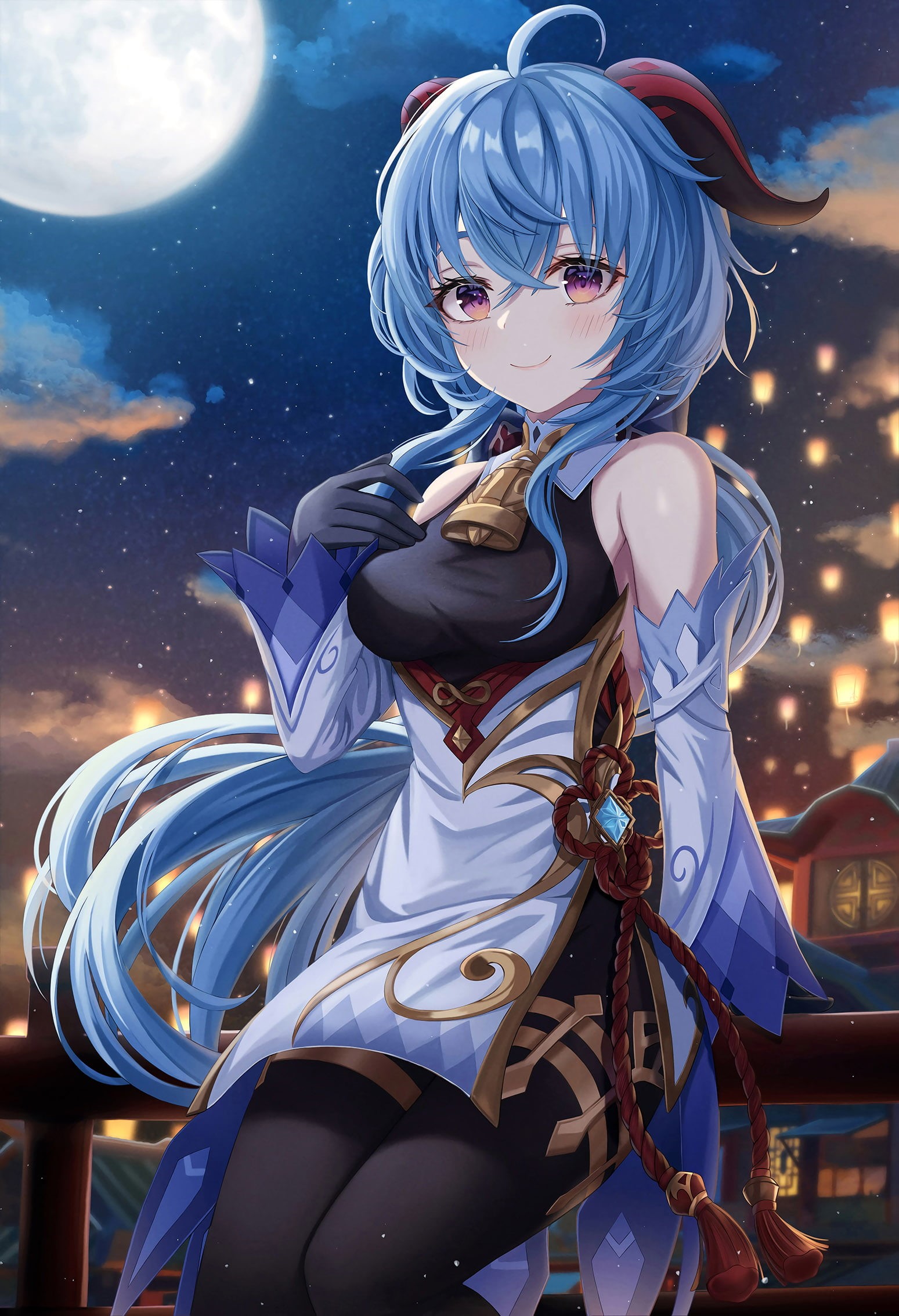Ganyu (Genshin Impact), 1080P, anime girls, Genshin Impact, Phone HD Wallpaper
