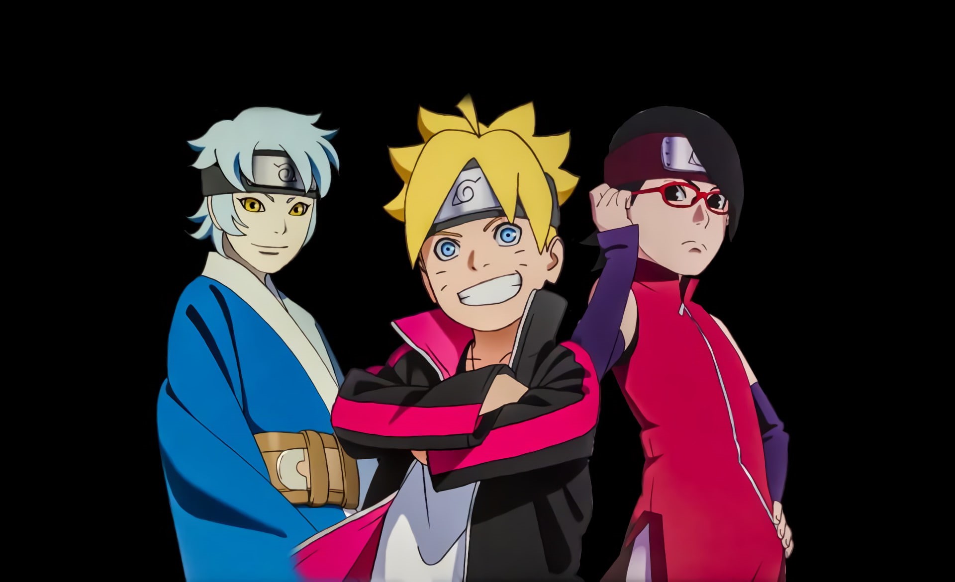 Anime, Boruto Uzumaki, Sarada Uchiha, 1080P, Mitsuki (Naruto), Boruto, HD Wallpaper