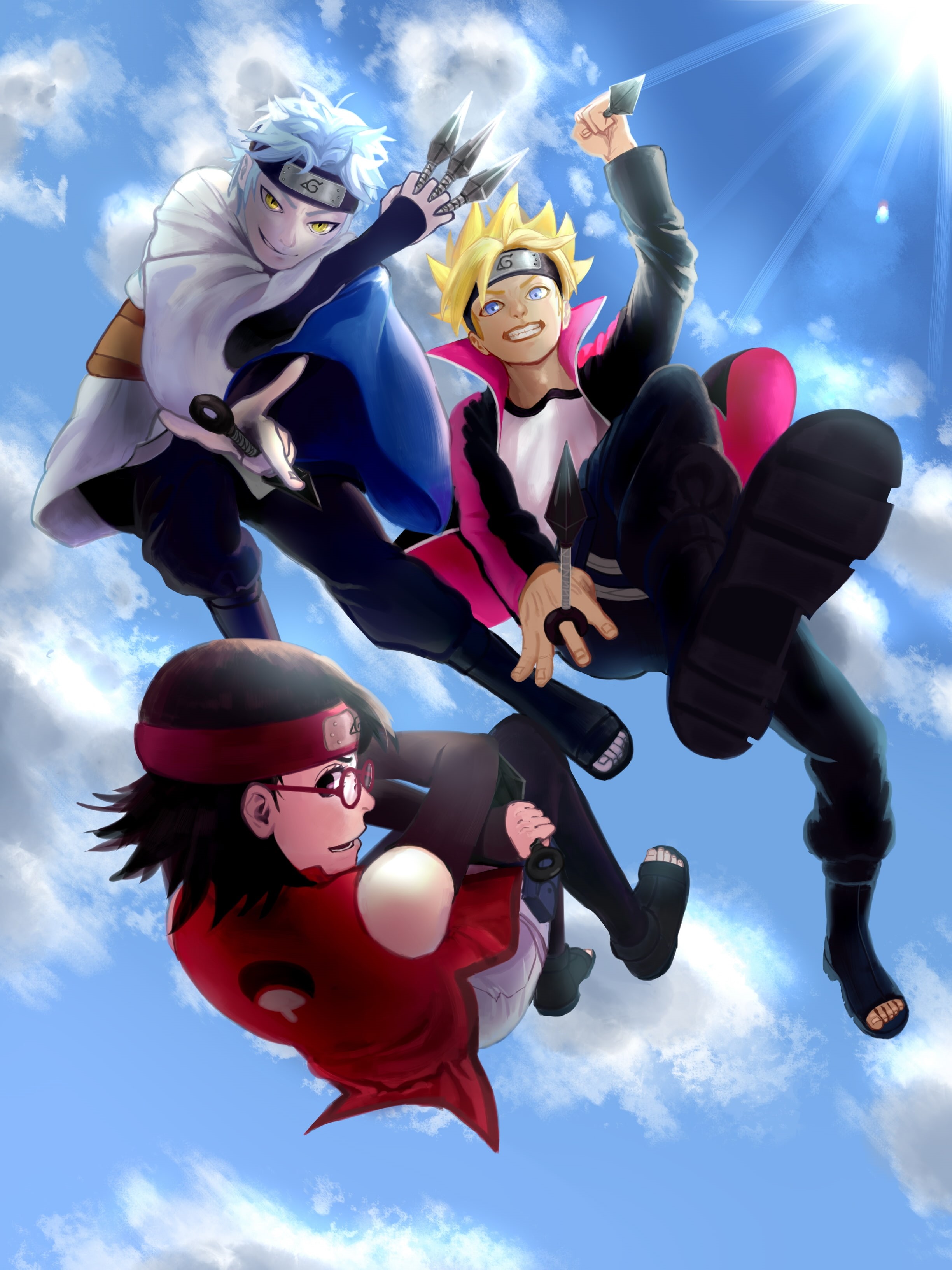 business person, falling, people, nature, emotion, Anime, business, fun, suit, humor, anger, sky, females, women, males, naruto, businessman, men, adult, Phone HD Wallpaper