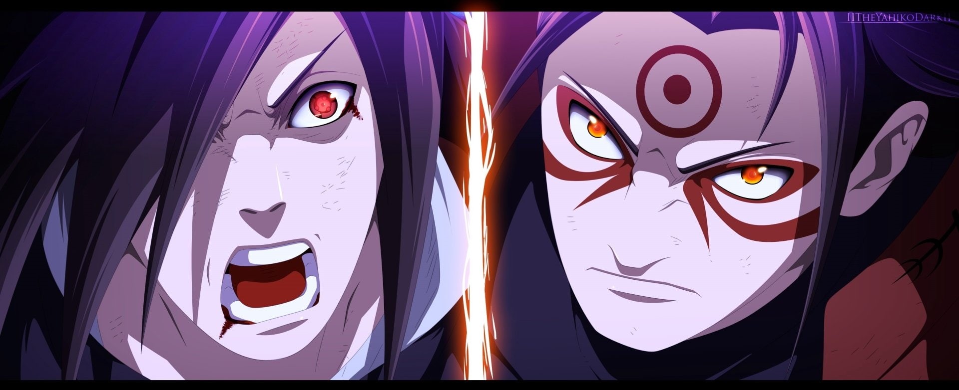 anger, spooky, Naruto, human Eye, horror, black Color, evil, 1080P, arts And Entertainment, halloween, facial Expression, vector, fear, young Adult, people, HD Wallpaper