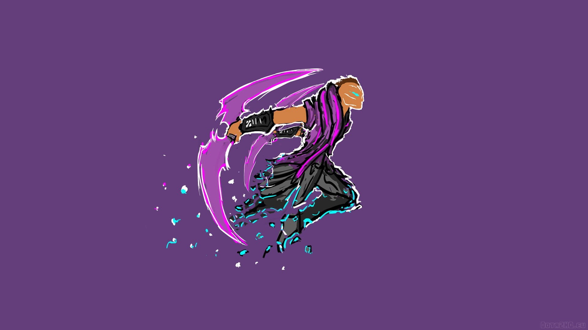 1080P, studio shot, multi colored, Valve, Valve Corporation, digital composite, Dota 2, indoors, Anti-Mage, vitality, side view, Defense of the ancient, HD Wallpaper