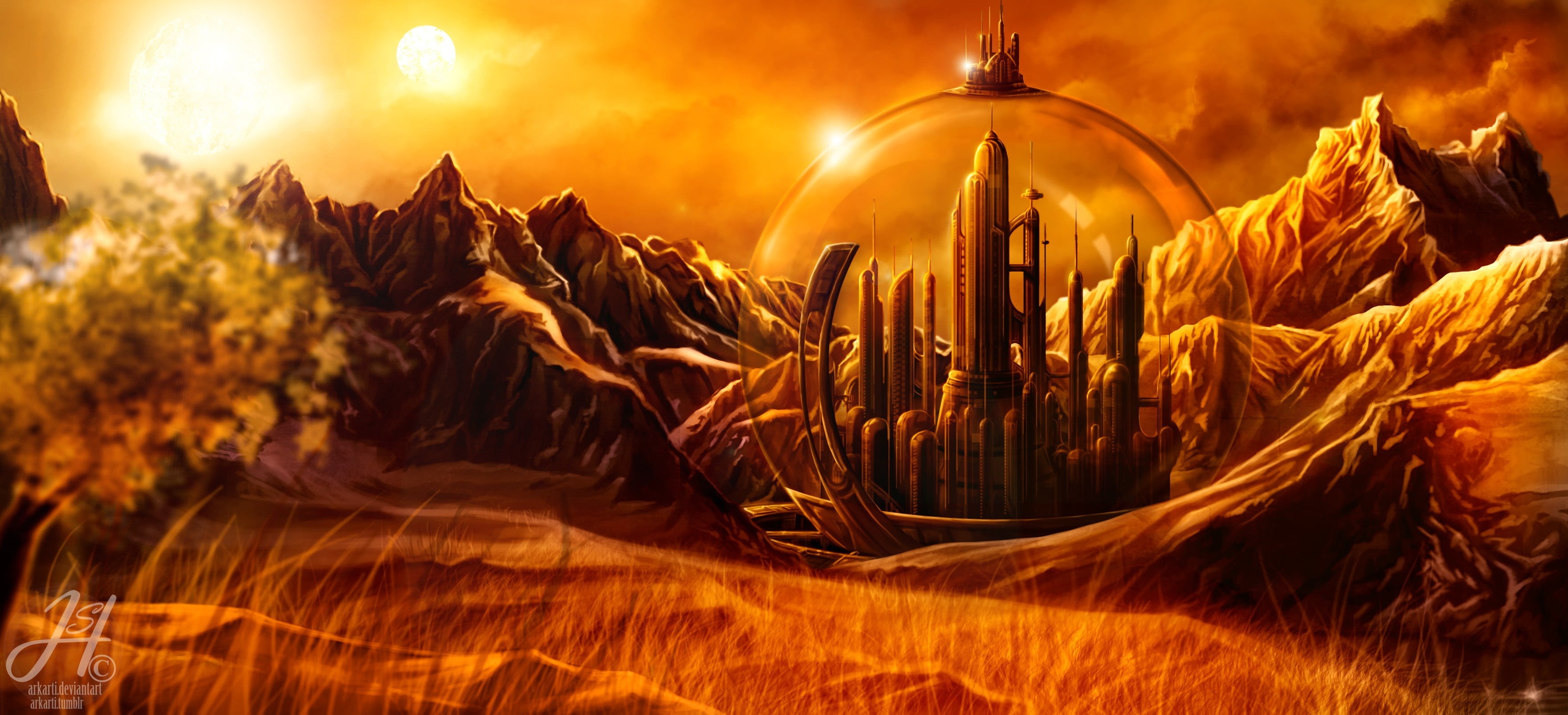 plant, Doctor Who, sunbeam, sunset, sun, 2K, oz, dramatic sky, history, castle, travel, sky, architecture, emerald, religion, cloud - sky, wizard, The Doctor, HD Wallpaper