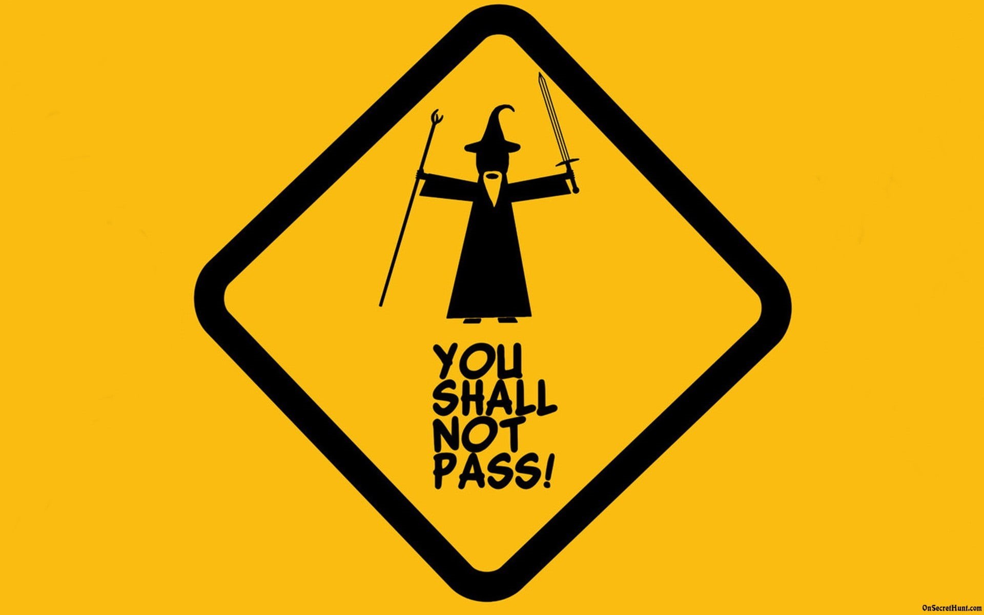design, road sign, information, warning sign, warning symbol, communication, pass, black color, triangle shape, symbol, road, The Lord of the Rings, shall, HD Wallpaper