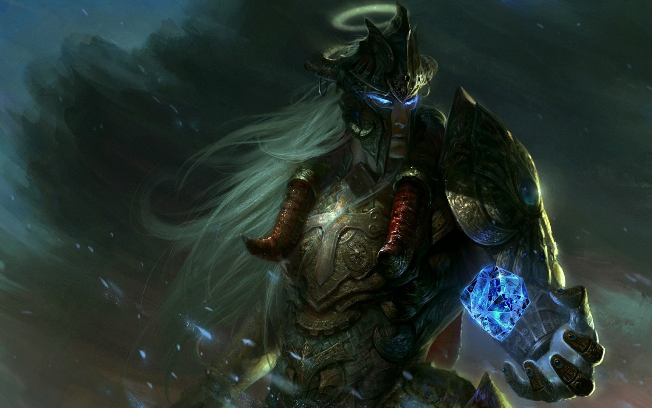 wizard, warrior, magic, magician, 2K, sorcerer, art, fantasy, artwork, HD Wallpaper