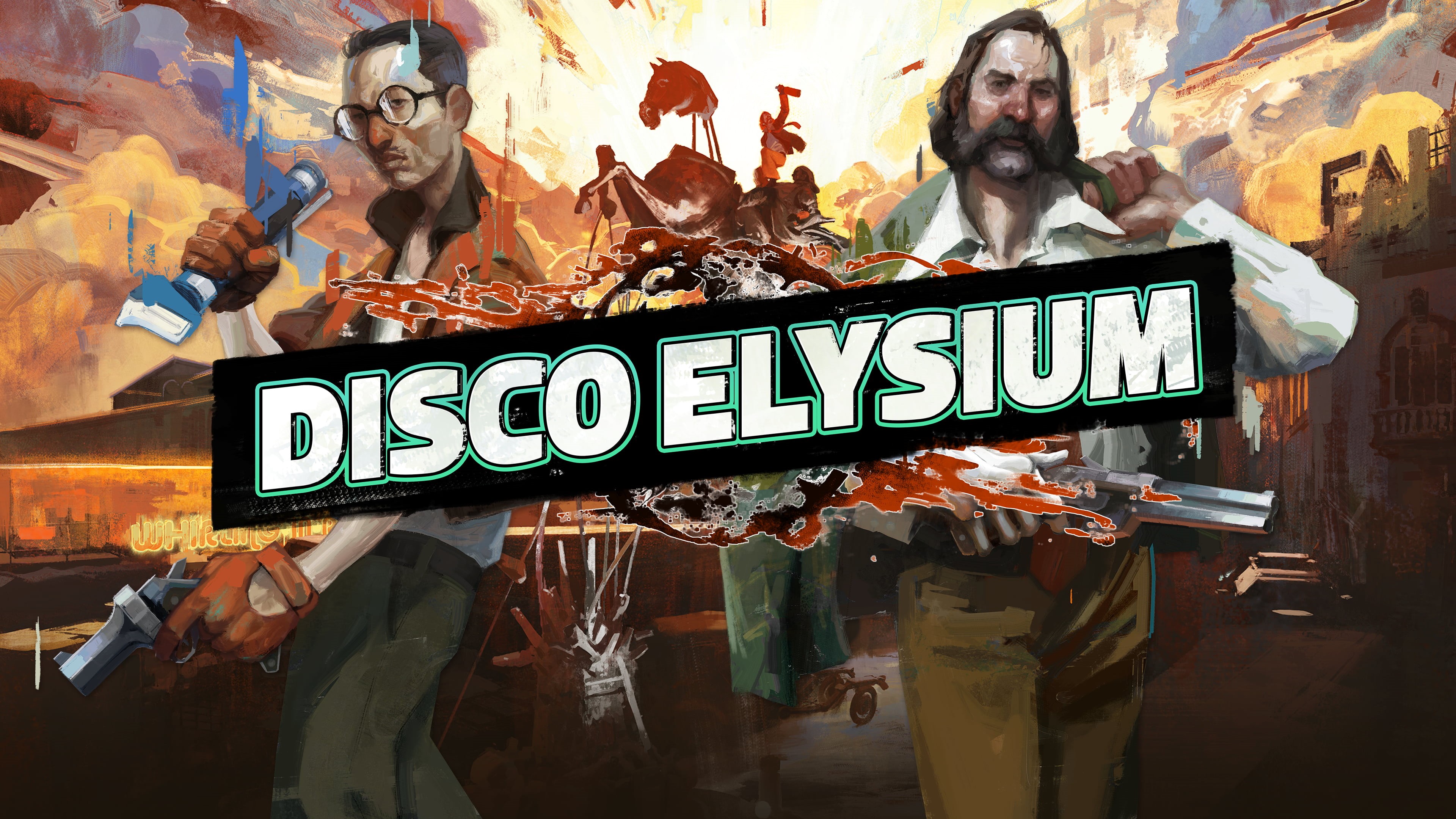cover art, 4K, Disco Elysium, game logo, HD Wallpaper