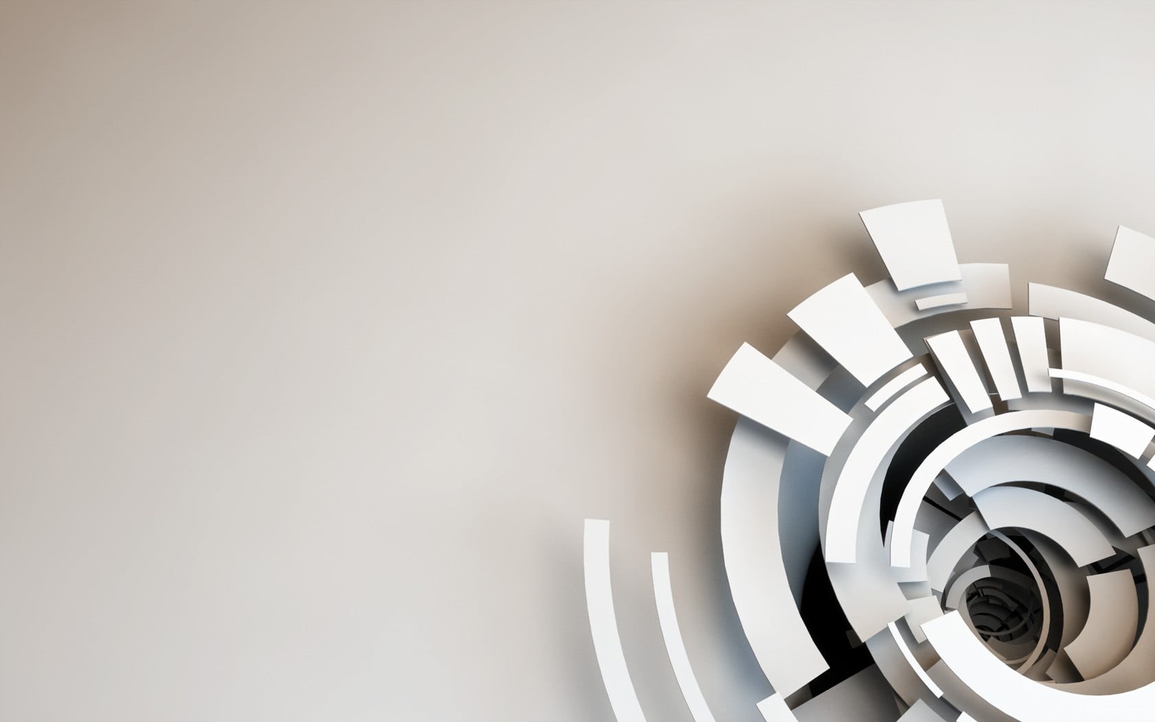 nature, pattern, 3D, day, building, mount, geometric shape, rack, 720P, architecture, spiral, directly above, still life, white color, abstract, no people, HD Wallpaper