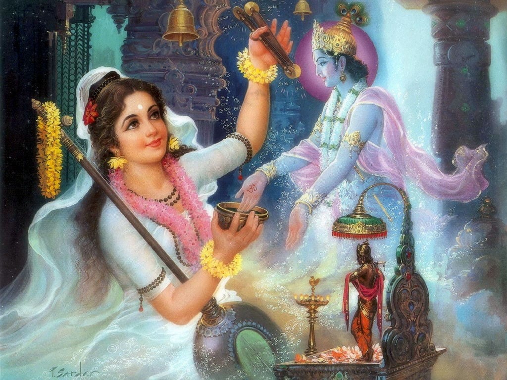 deity, lord, krishna, indoors, male likeness, Lord Krishna, human representation, spirituality, one person, 480P, female likeness, creativity, HD Wallpaper