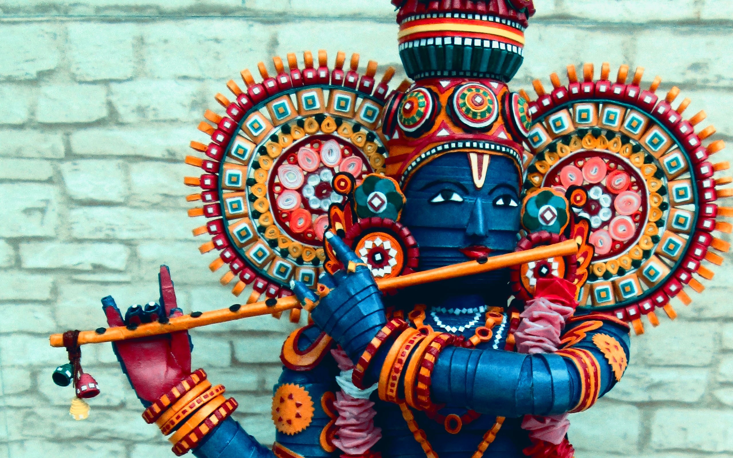 wall - building feature, God, day, hindu, art and craft, illustratin, religion, male likeness, lord, built structure, human representation, close-up, architecture, HD Wallpaper