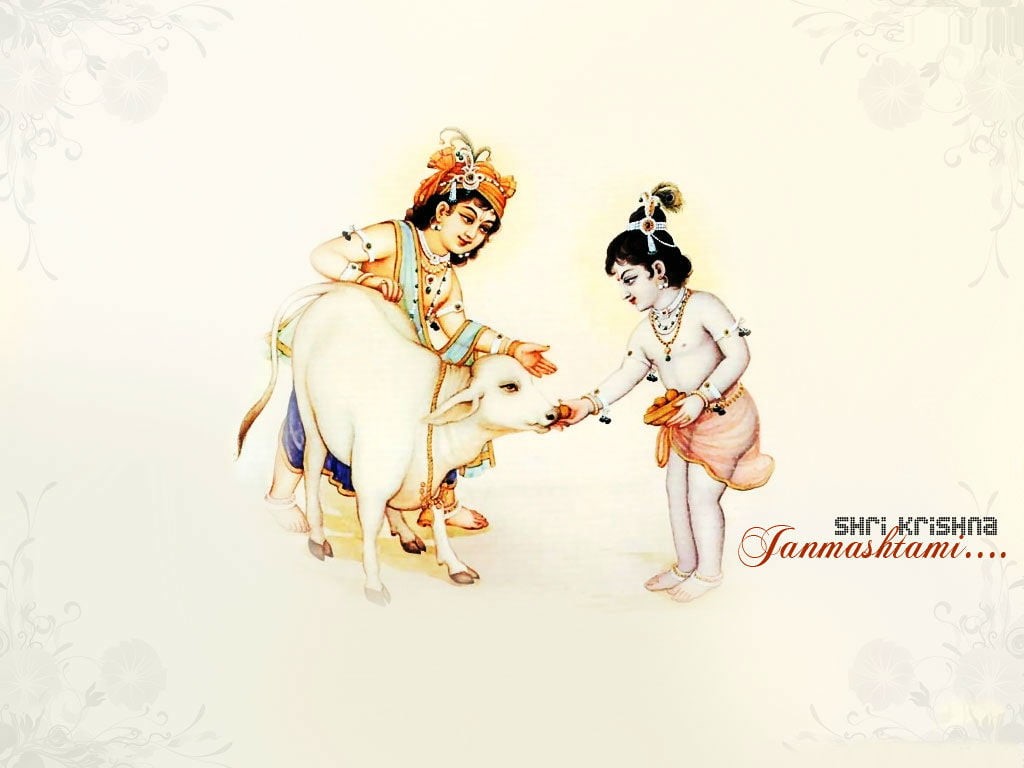 representation, togetherness, men, studio shot, pets, digital composite, two people, God, women, Lord Krishna, 480P, text, western script, indoors, people, HD Wallpaper