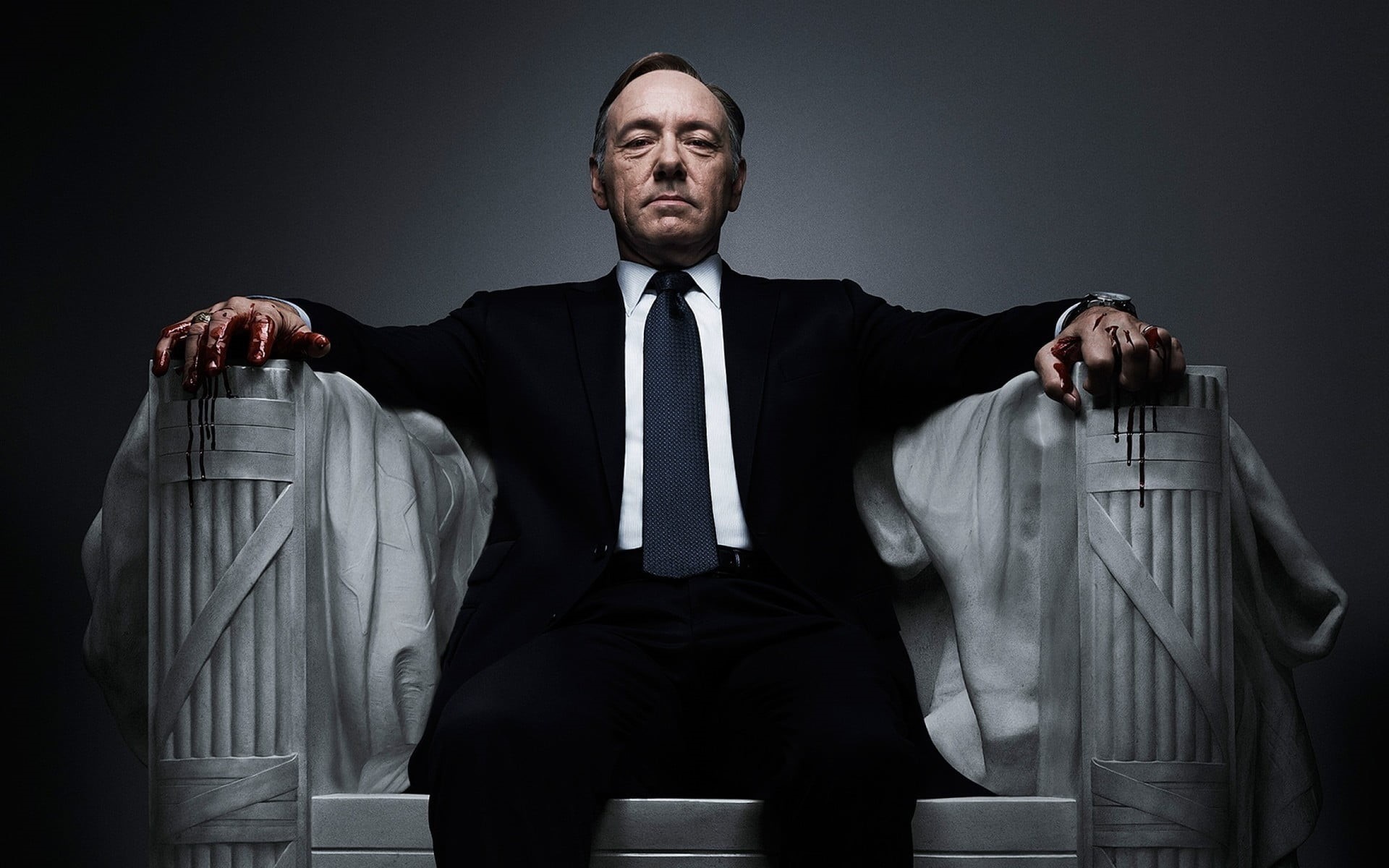 indoors, mature adult, one person, digital composite, businessman, business person, jacket, front view, studio shot, House of Cards, menswear, s, black background, HD Wallpaper