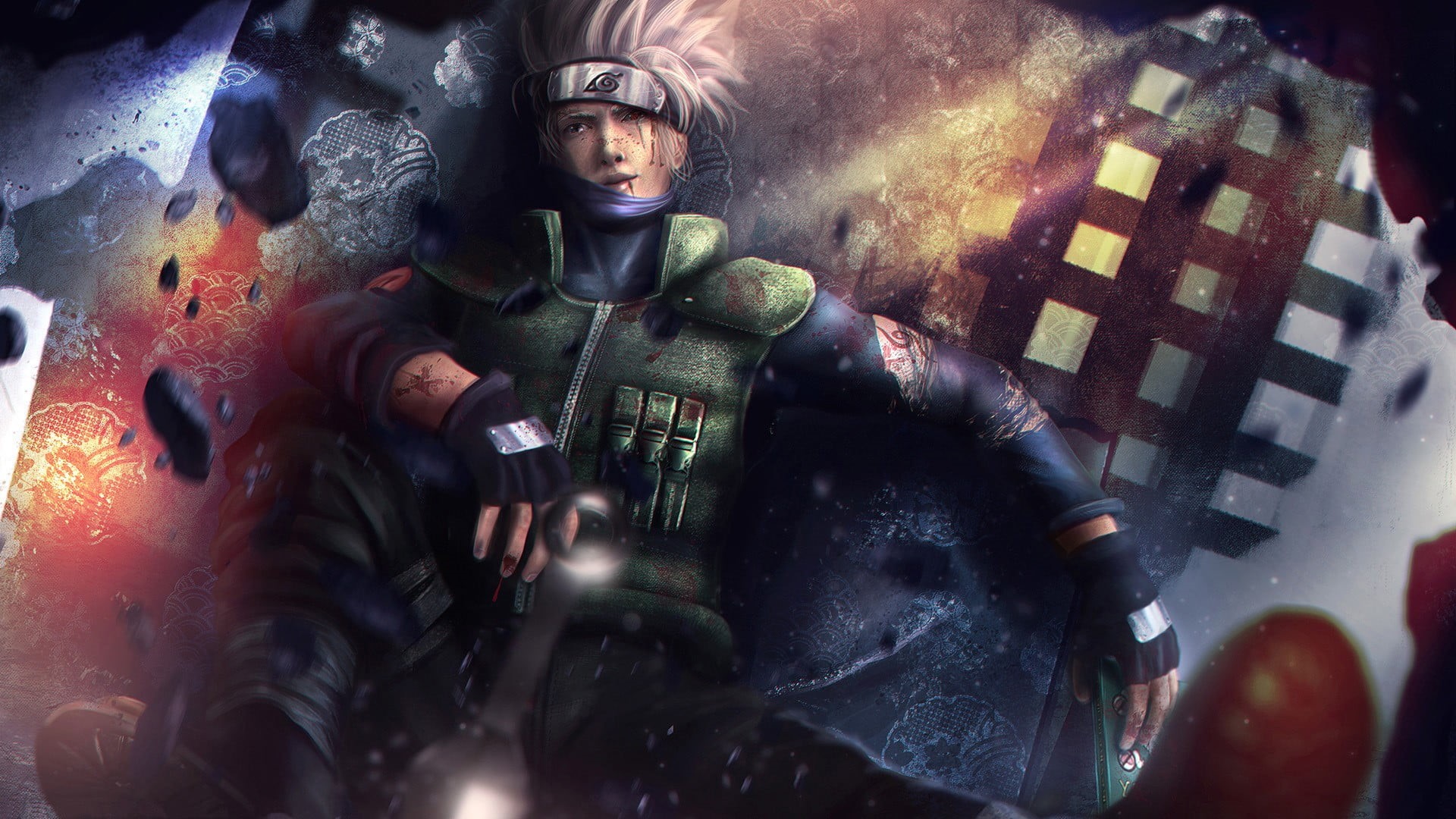 video Game, technology, naruto, communication, front view, waist up, looking at camera, spaceship, adult, 1080P, people, science, alien, imagination, HD Wallpaper
