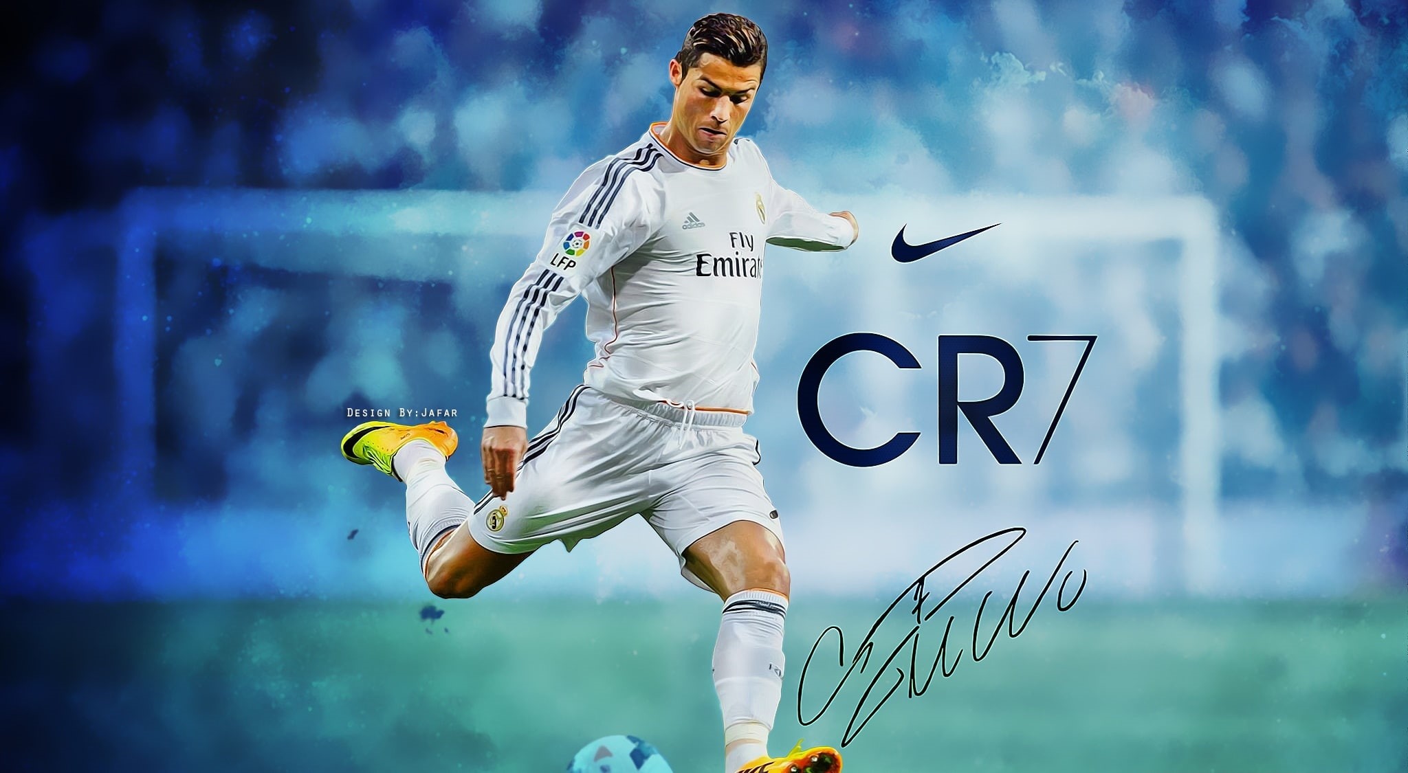 front view, holding, skill, madrid, tennis, nature, one person, copa del rey, hairstyle, cristiano, young men, legends, men, cristiano ronaldo, young adult, HD Wallpaper