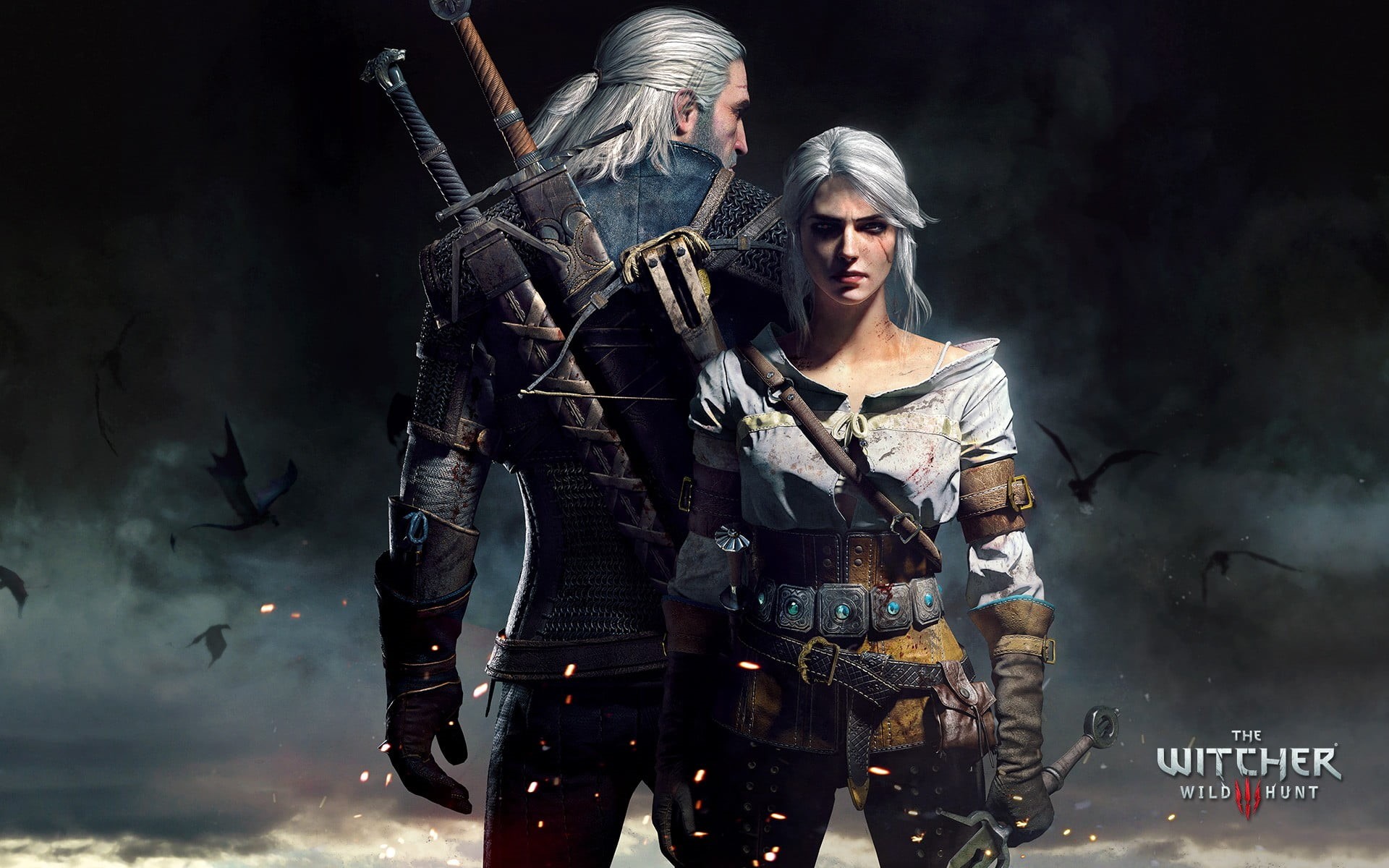 atomic Bomb, witcher, hunt, video games, weapon, power, rebellion, danger, holding, night, war, military, communication, hydrogen Bomb, Geralt of Rivia, HD Wallpaper