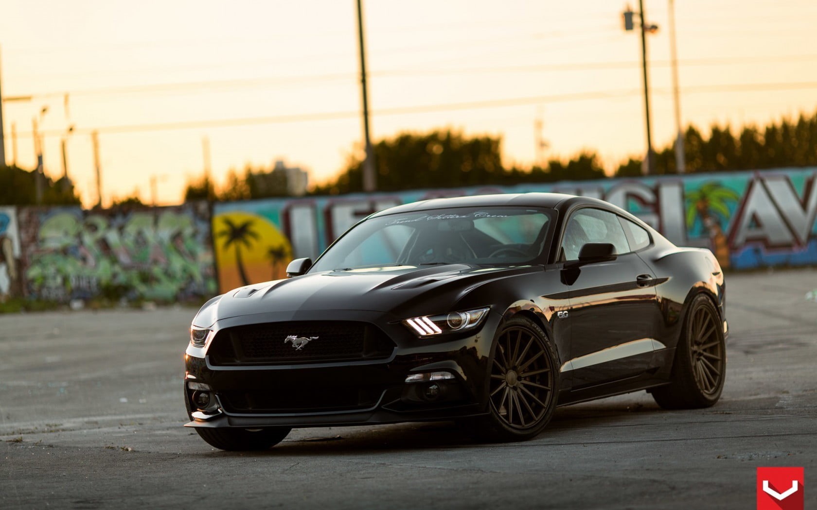 black cars, day, street, luxury, travel, black, land vehicle, coupe, road, nature, car, architecture, transportation, mode of transportation, Ford, city, HD Wallpaper