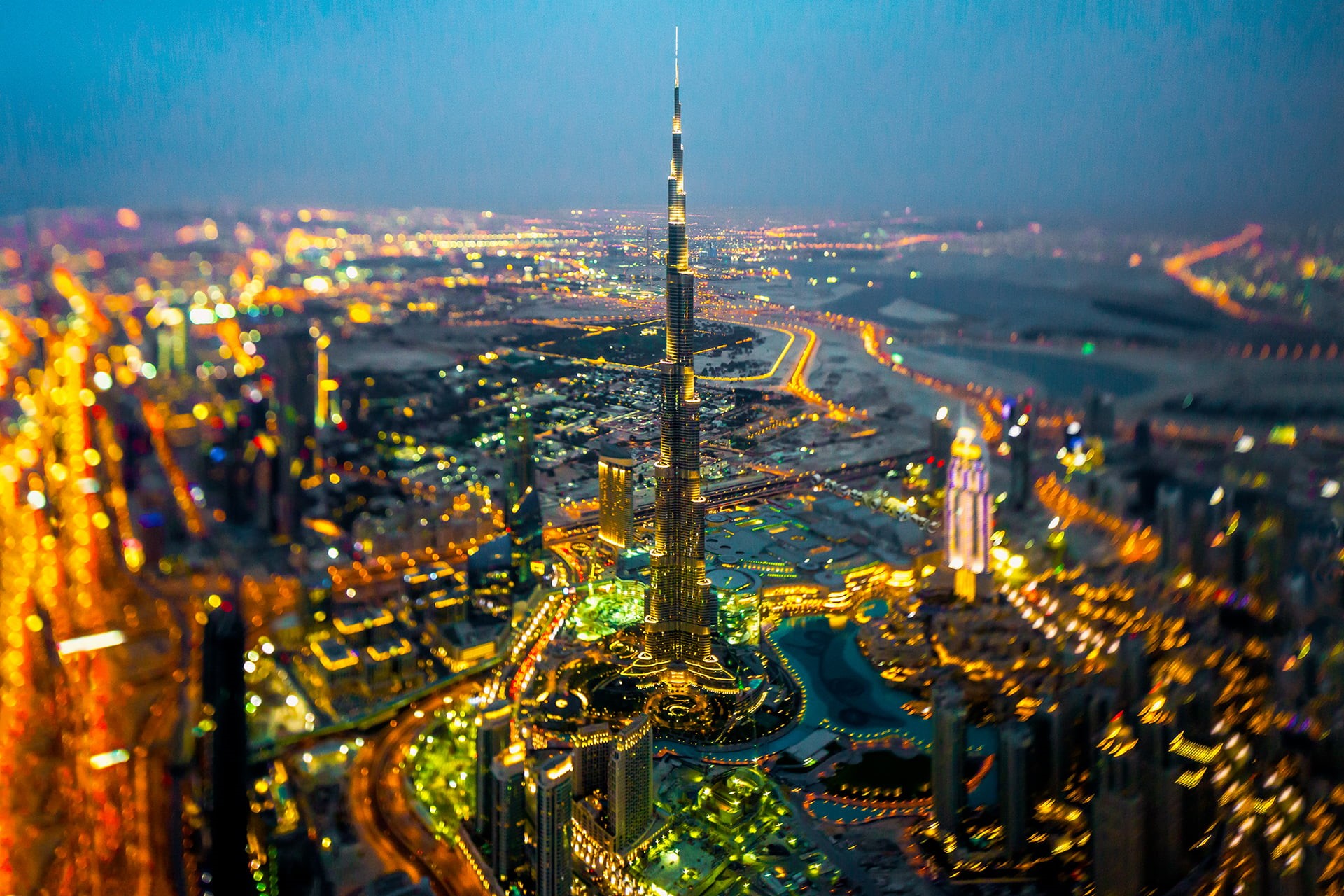 office building exterior, Burj Khalifa, tower, city, road, tall - High, building Exterior, financial district, office Building, outdoors, building, travel, HD Wallpaper