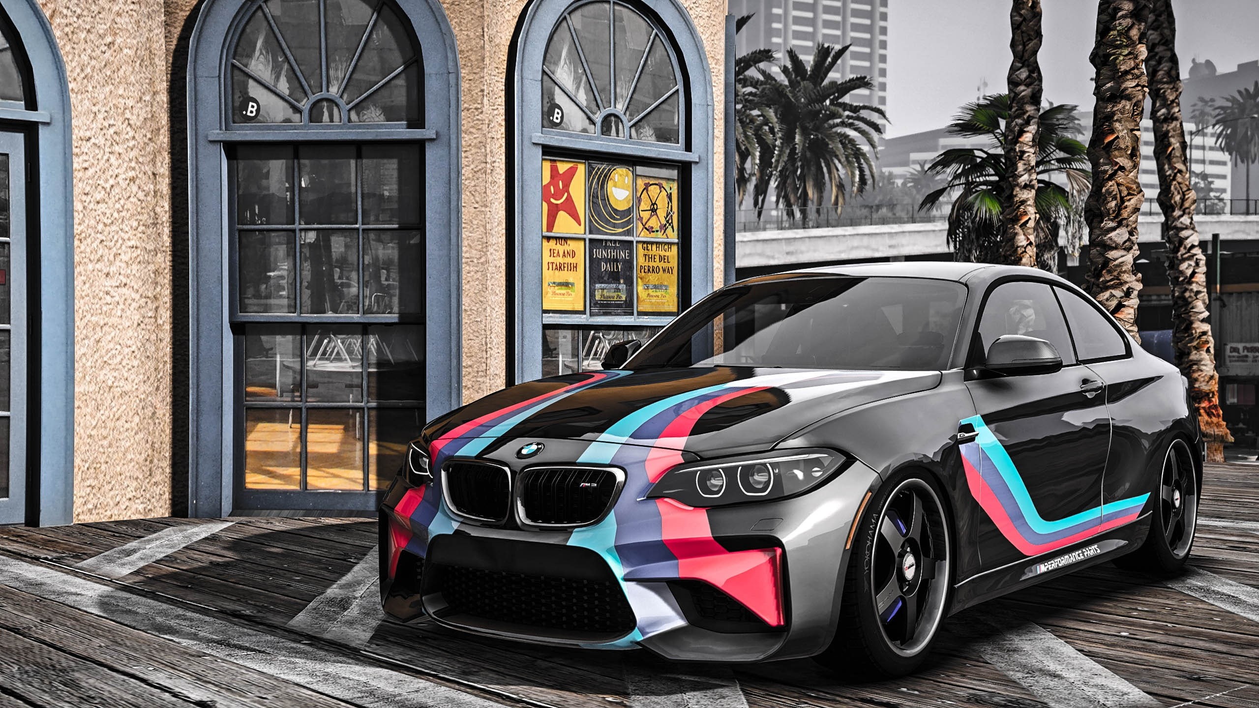 GTA, BMW M2, Grand Theft Auto V, 2K, HD Wallpaper