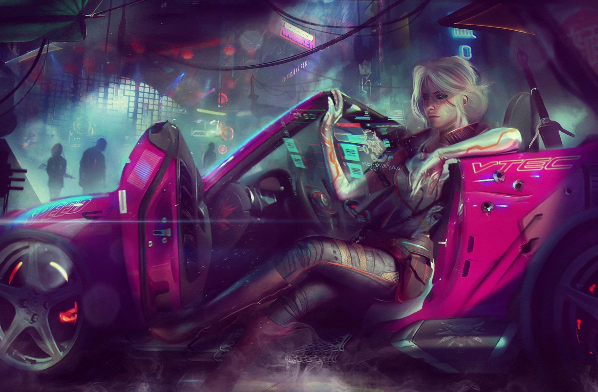 Video Game Art, 1080P, video games, Cyberpunk 2077, Cirilla Fiona Elen Riannon, HD Wallpaper