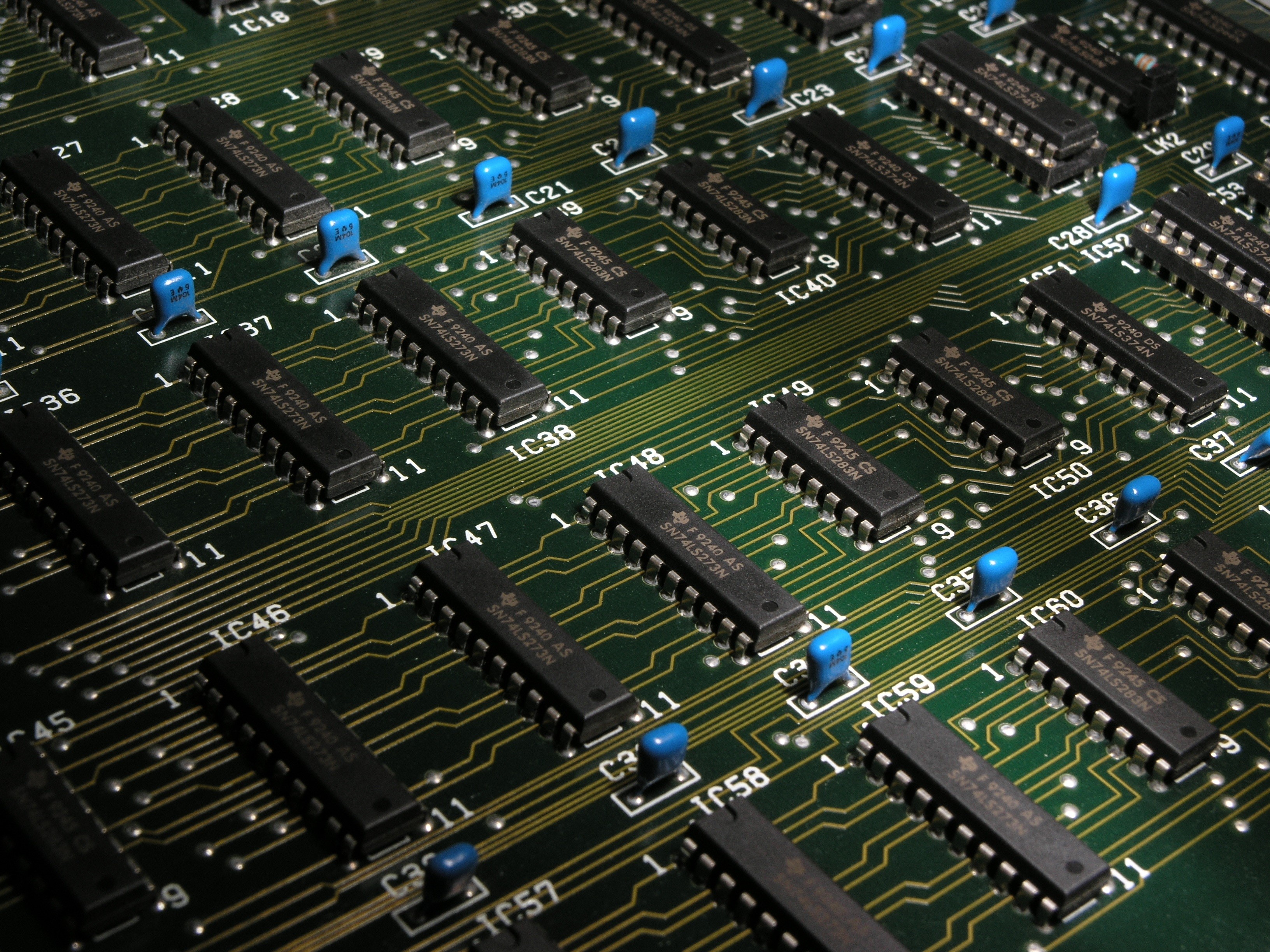 main board, micro, complexity, circuit board, computer, system, side light, modern, electric, backgrounds, pc, background, 2K, tech, digital, no people, HD Wallpaper